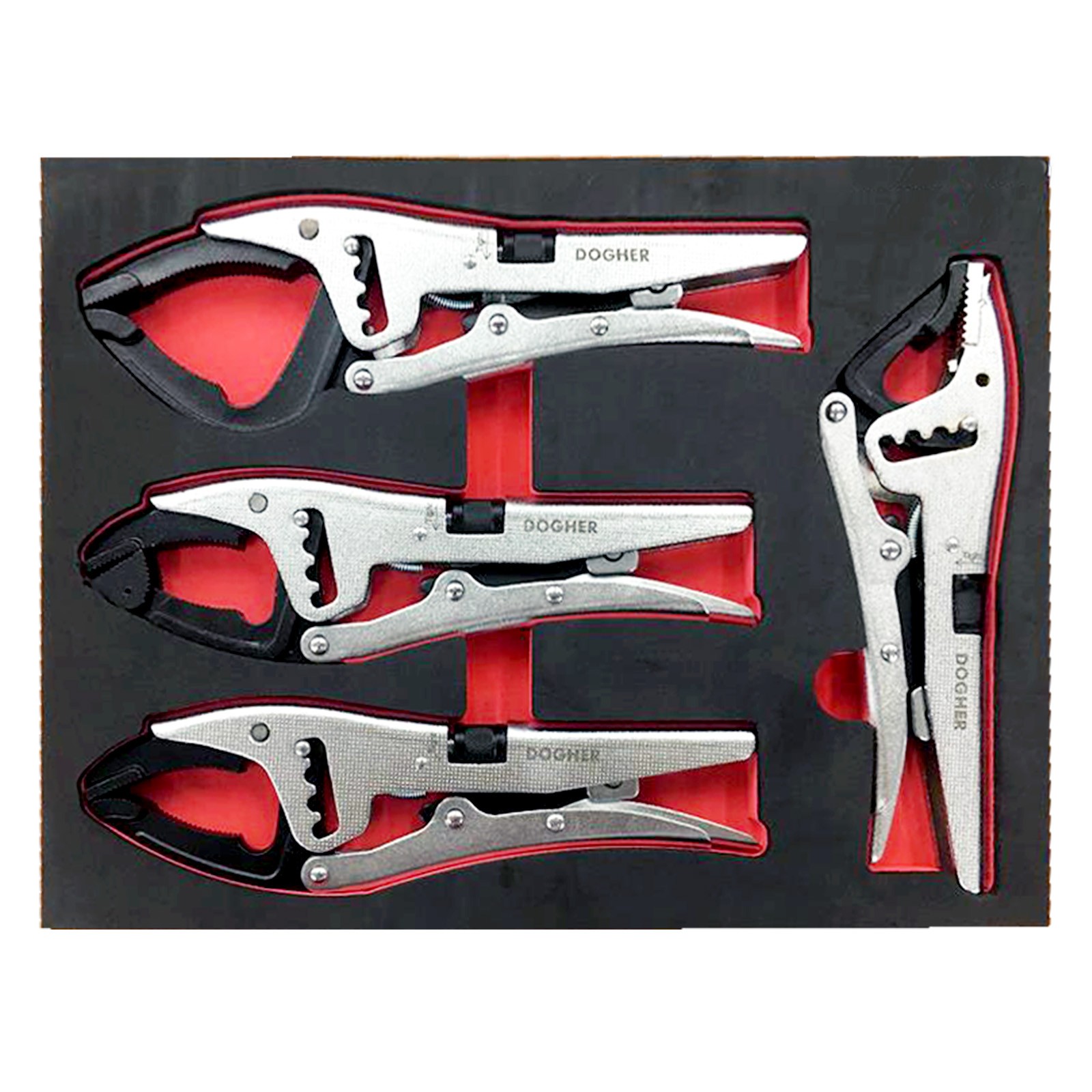 Bandeja Combinable DOGHER 1/2- 4 Grips Gran Capacidad