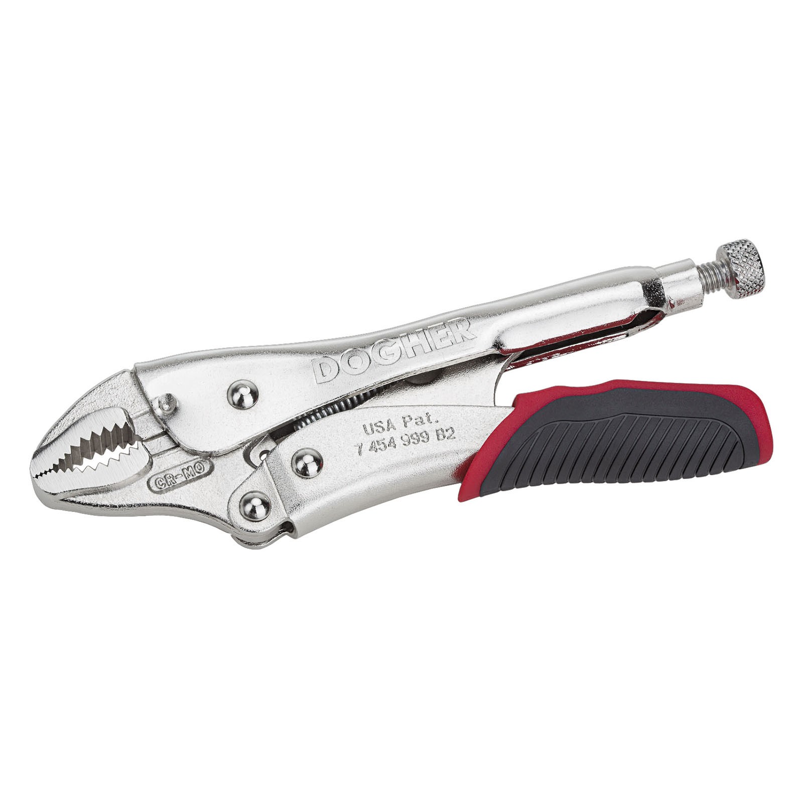 Tenaza Grip PLUS DOGHER Boca Curva con Corte CrMo