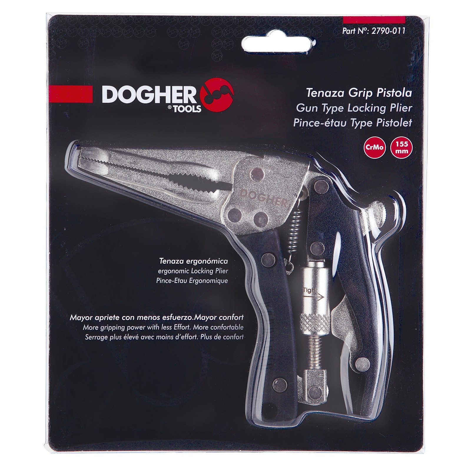 Tenaza Grip DOGHER Pistola CrMo