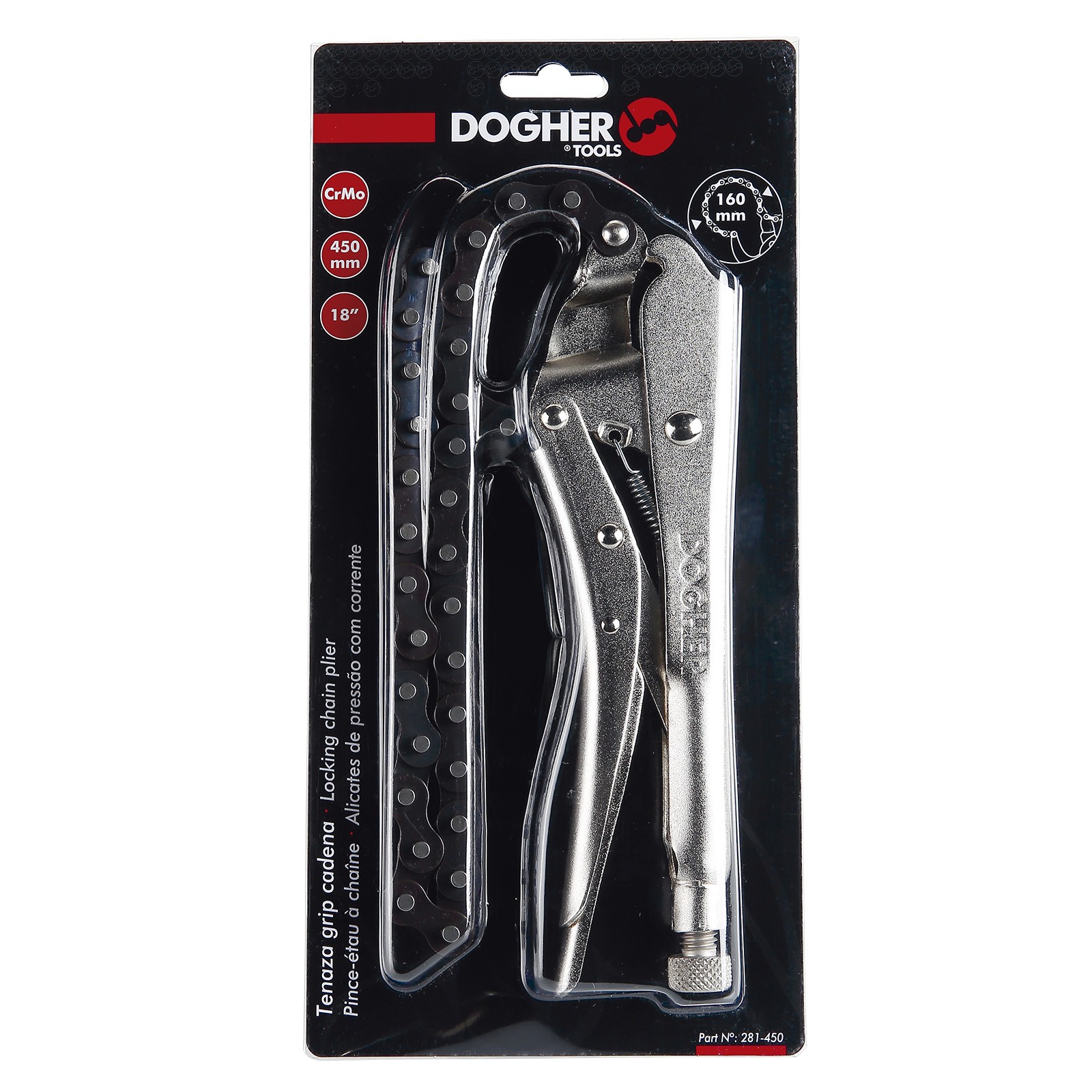 Tenaza Grip DOGHER Cadena CrMo