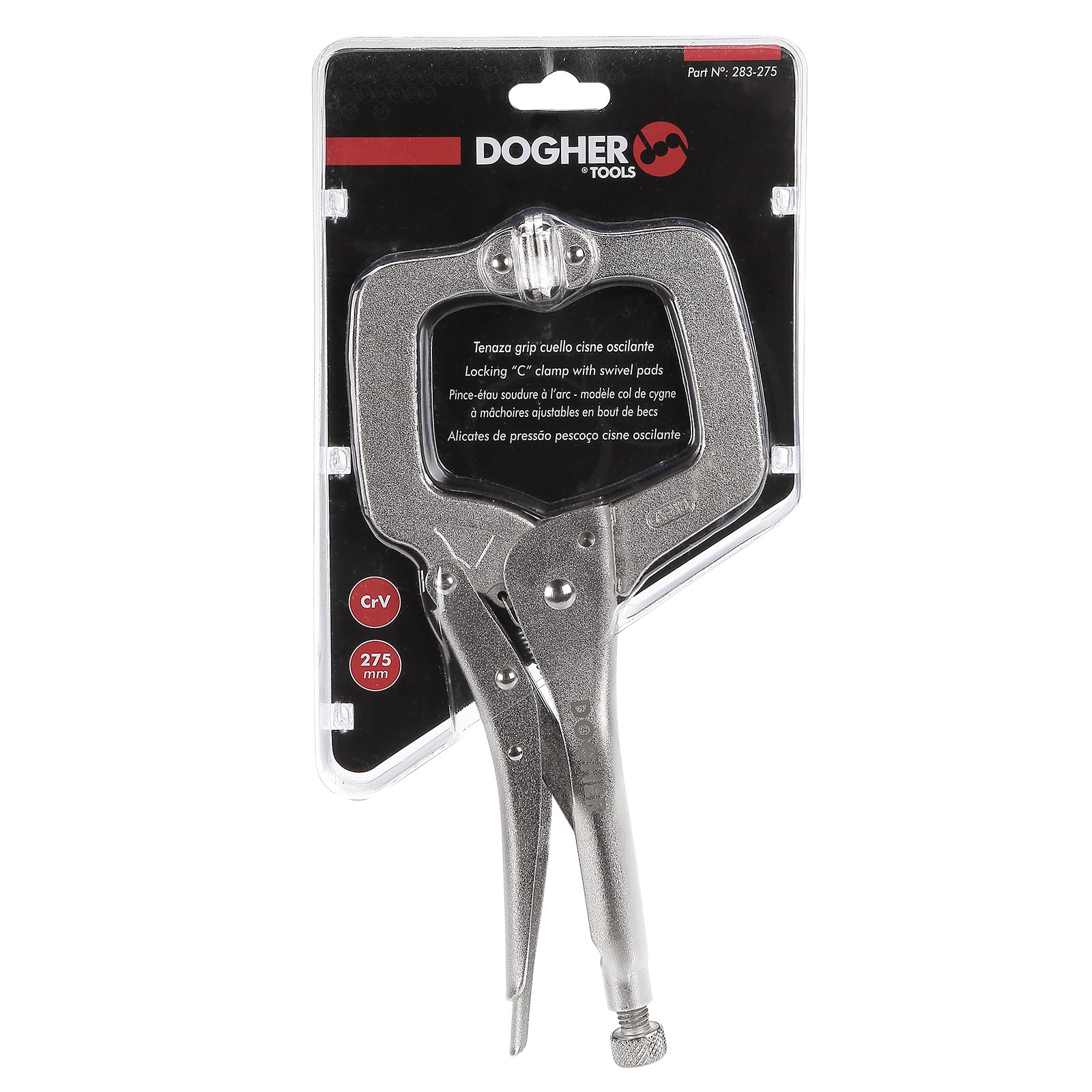 Tenaza Grip DOGHER Cuello Cisne Oscilante CrV