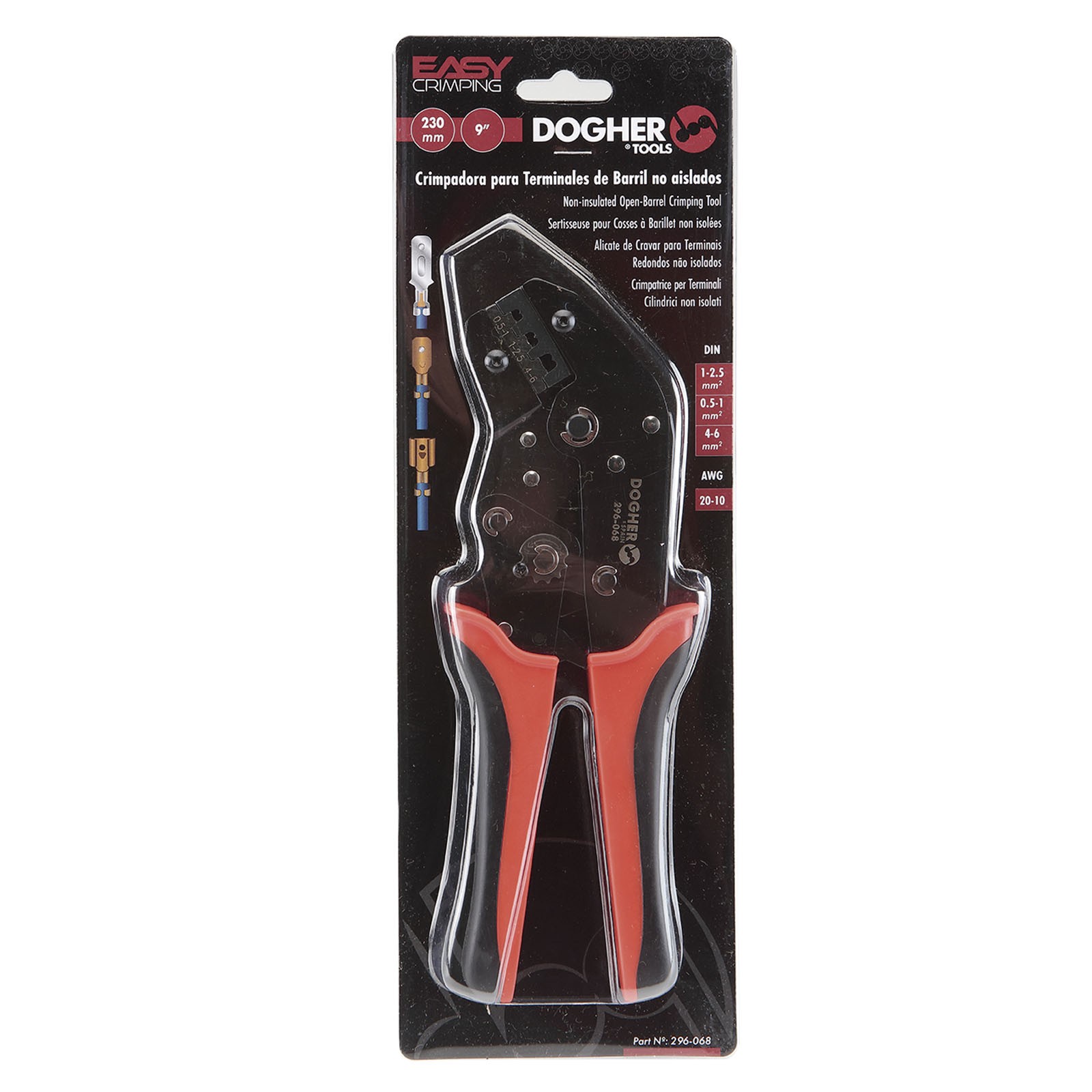 Crimpadora DOGHER Terminales de Barril No Aislados EASY CRIMPING