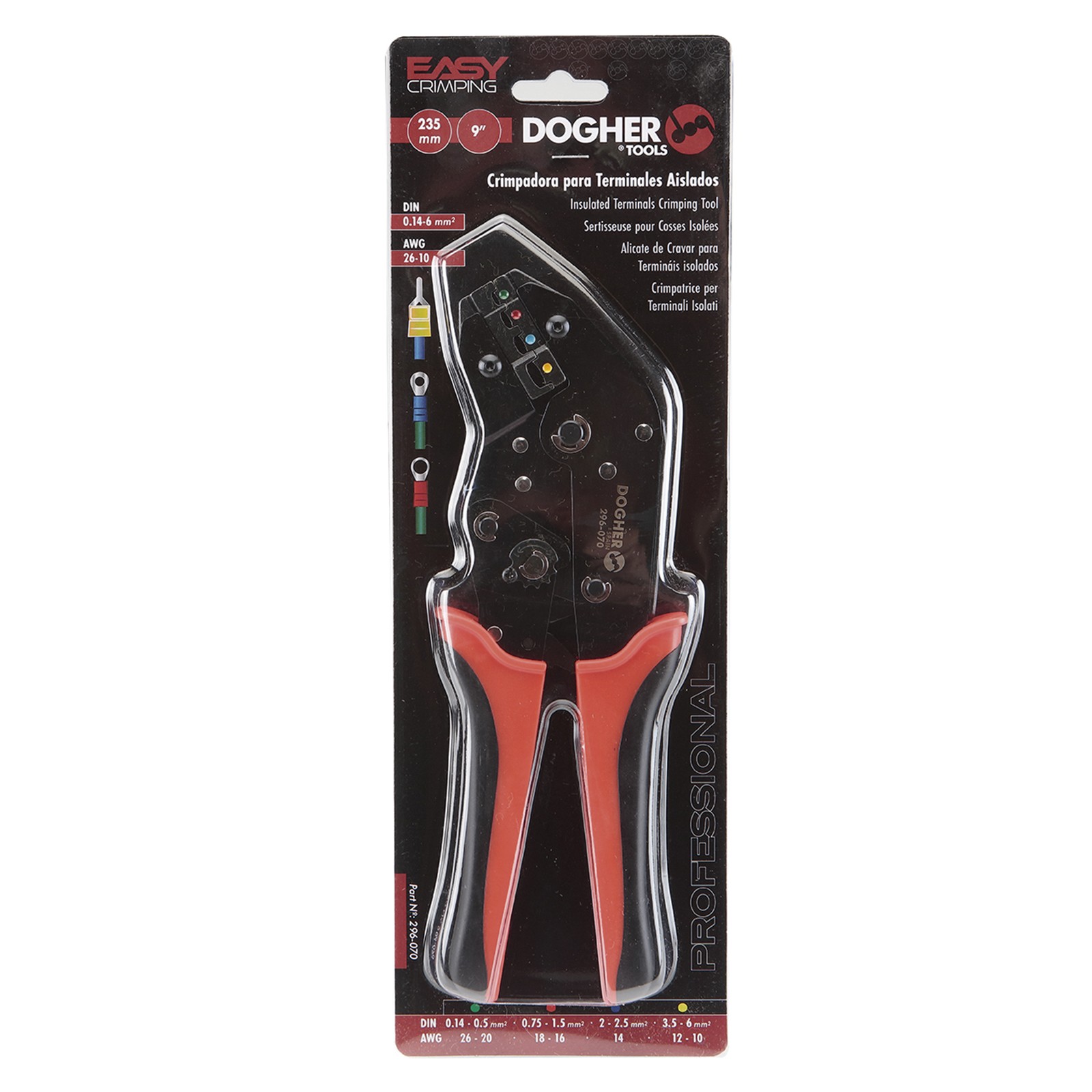 Crimpadora DOGHER Terminales Aislados EASY CRIMPING