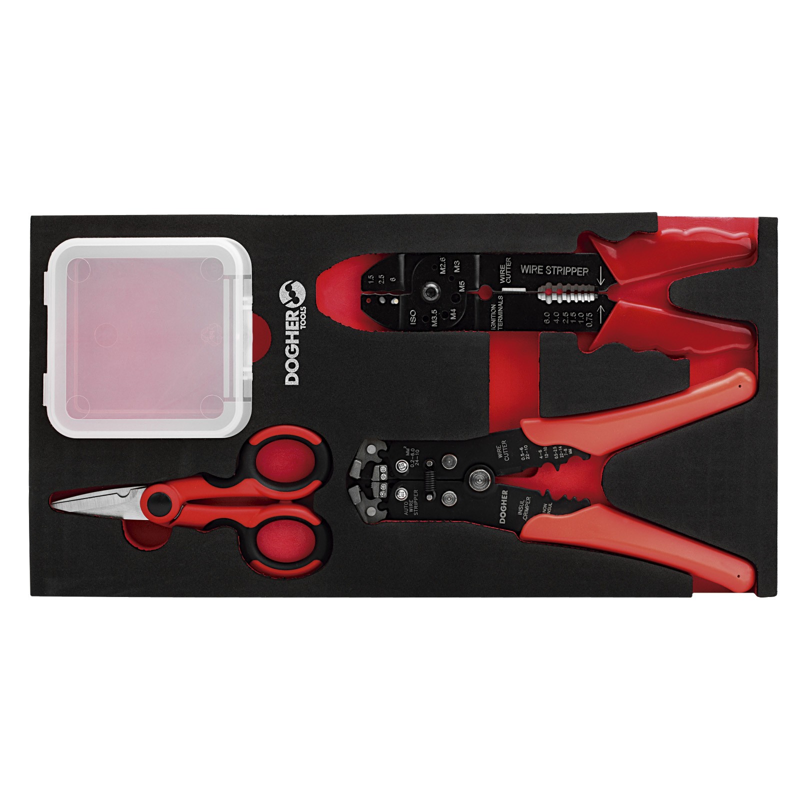 Bandeja Combinable DOGHER 1/3 - Electricista 3 Piezas
