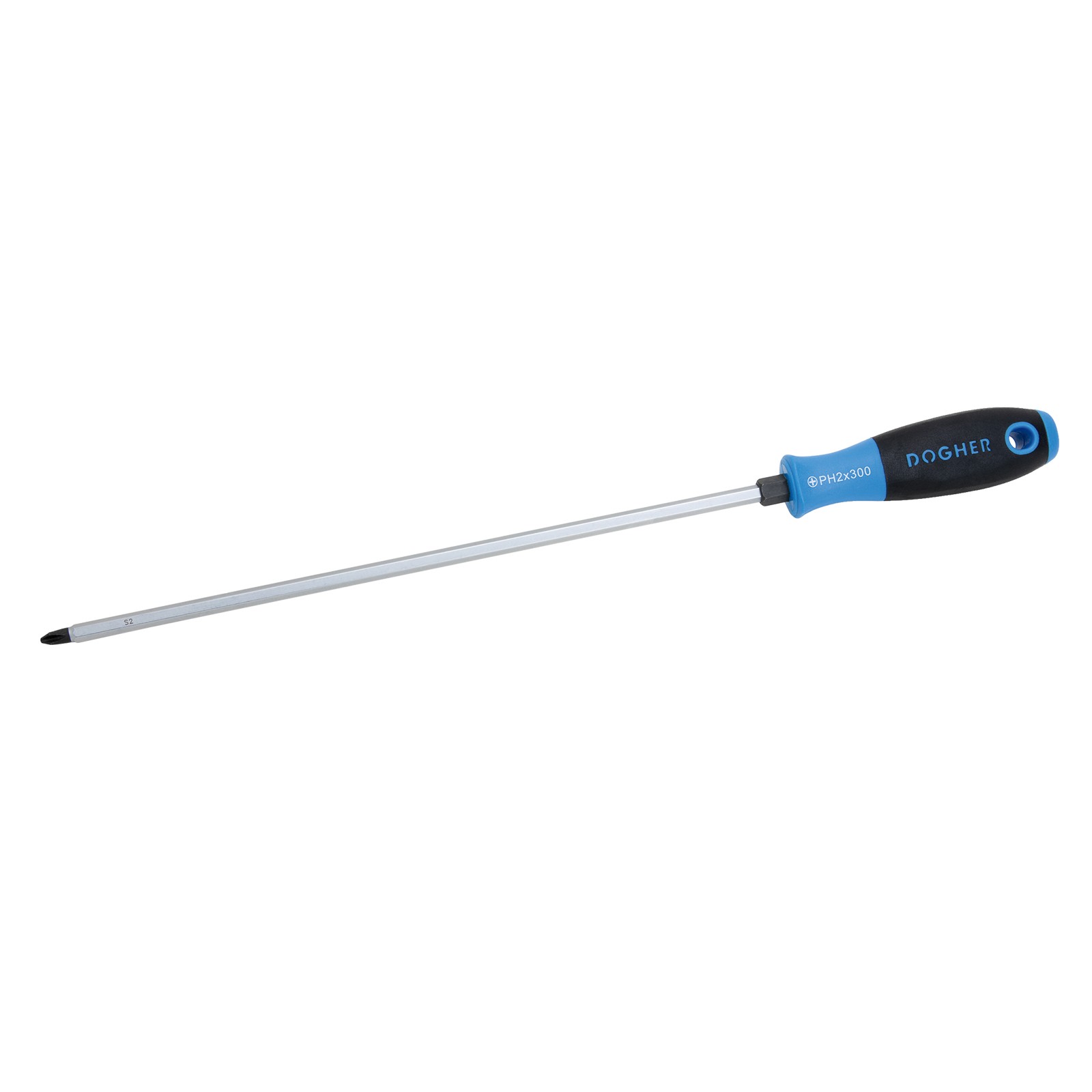 Destornillador Industrial Plus DOGHER S2 Serie Extralarga Boca Phillips