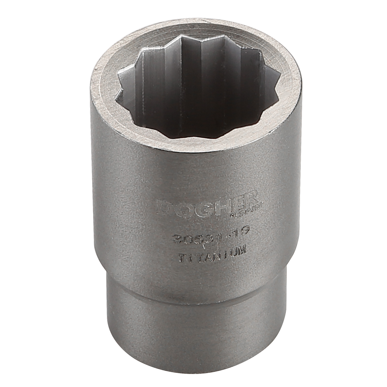 Llave DOGHER Vaso Bihexagonal 1/2 Titanio