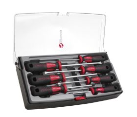 330-003 | JUEGO 7 DESTORNILLADOR PROFESIONAL DOGHER BOCA PLANA PHILLIPS CAJA PLASTICO