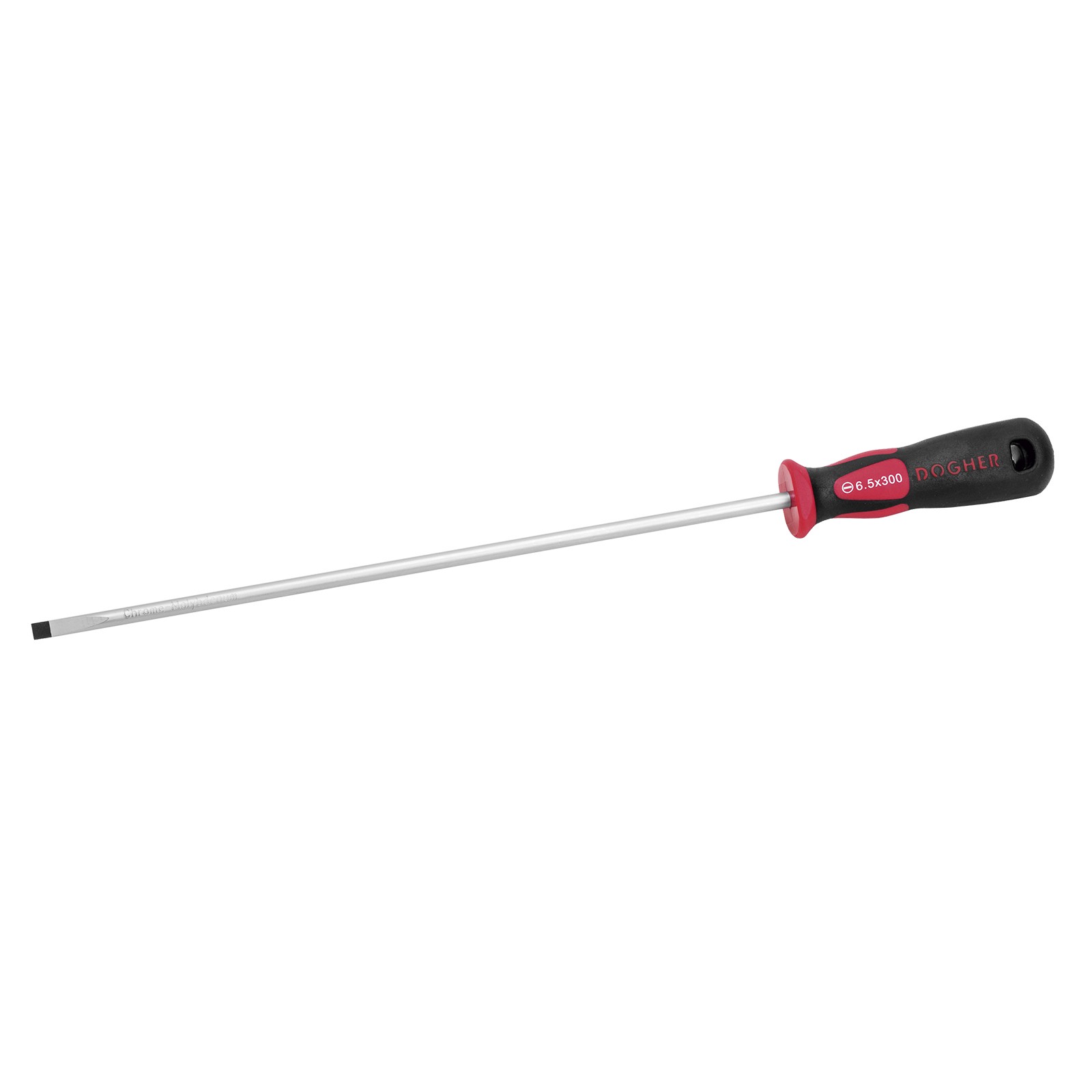 Destornillador Profesional DOGHER CrMo Boca Recta Serie Extralarga