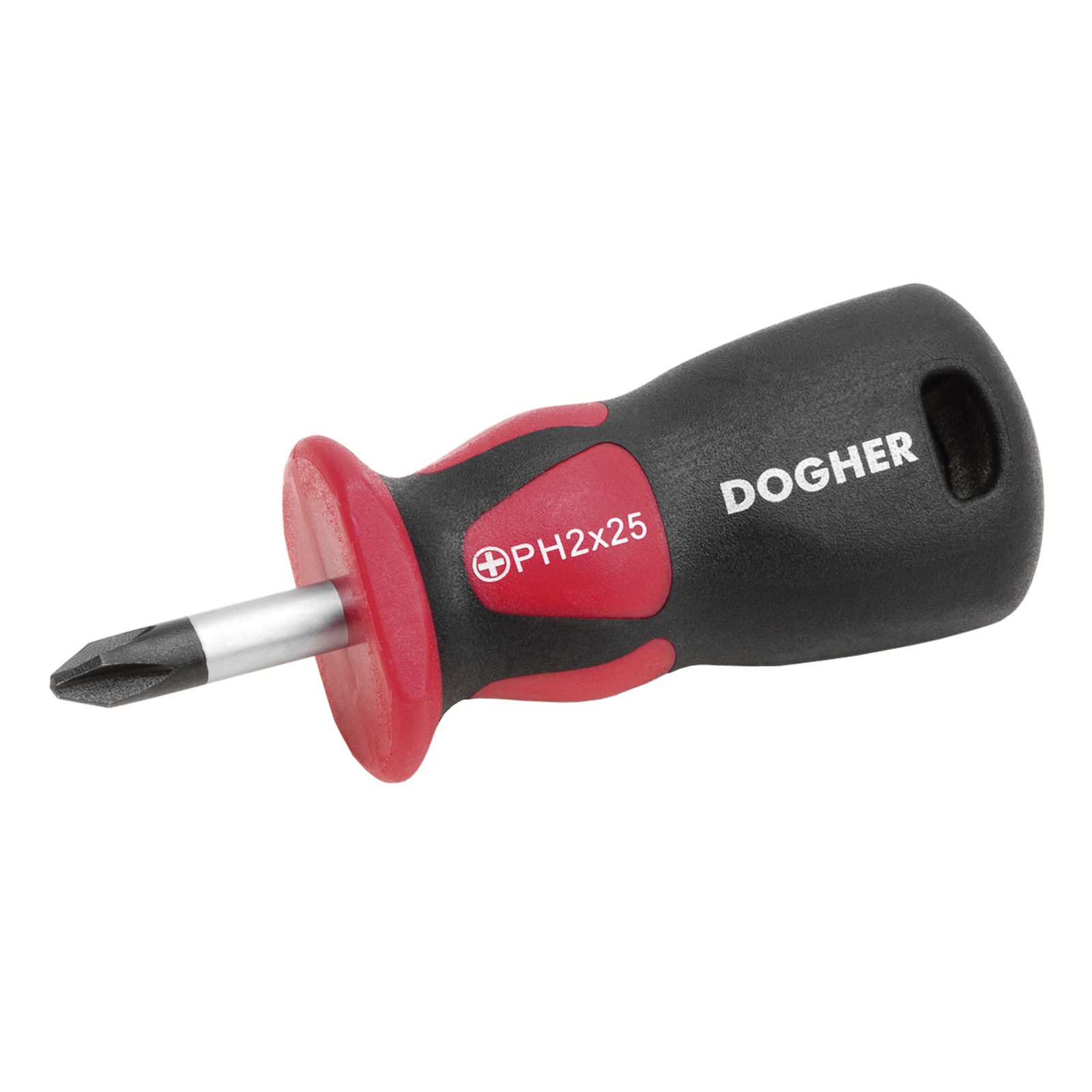 Destornillador Profesional DOGHER CrMo Boca Phillips Extra Corto