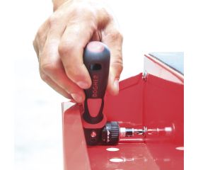Destornillador Profesional Articulado Carraca Para Puntas 1/4 - 180mm