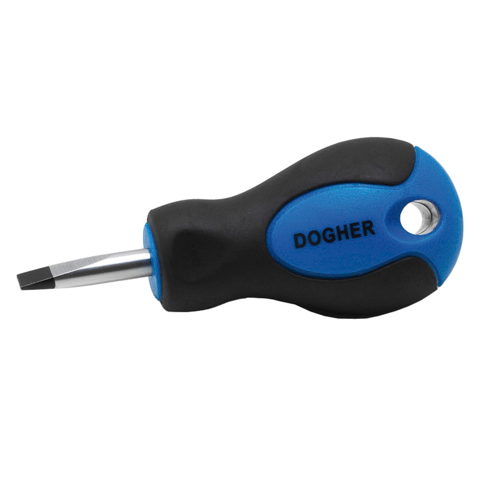 Destornillador Std DOGHER CrV Boca Recta Extra Corto