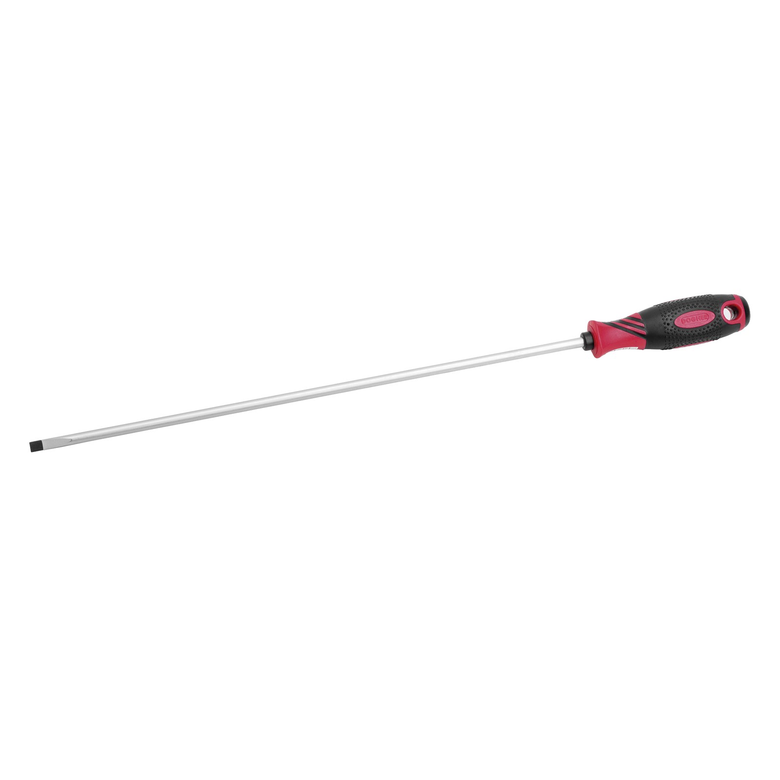 Destornillador Profesional DOGHER Antideslizante CrMo Boca Recta Serie Extralarga