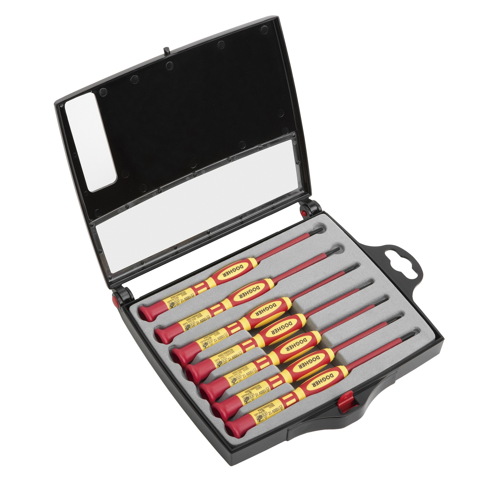 Juego 7 Destornillador Profesional Precisión Aislado DOGHER VDE 1000V Boca Recta - Phillips