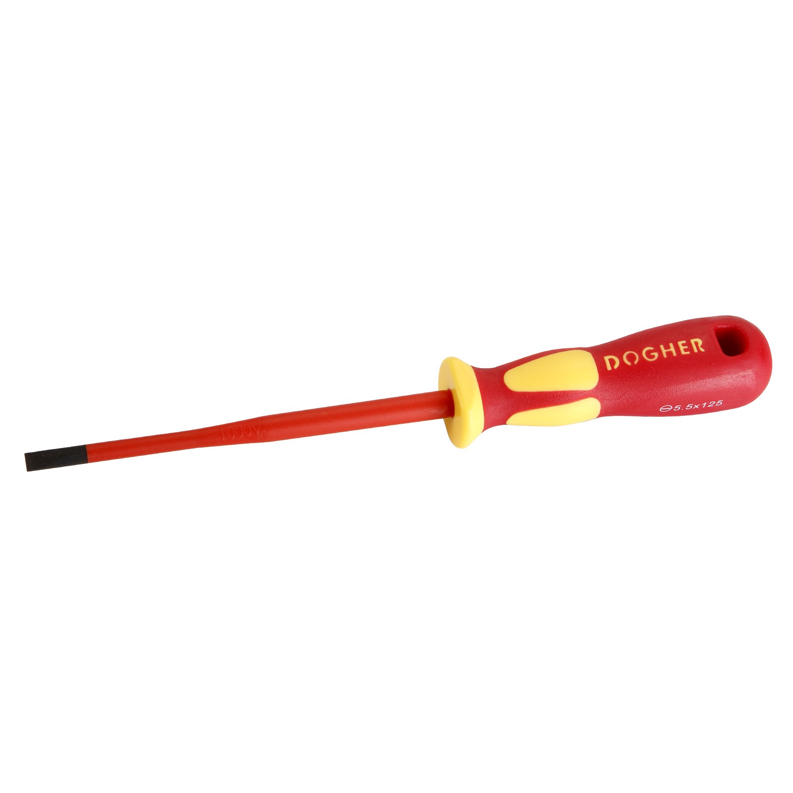 Destornillador Profesional Aislado DOGHER VDE 1000V Slim CrMo Boca Recta