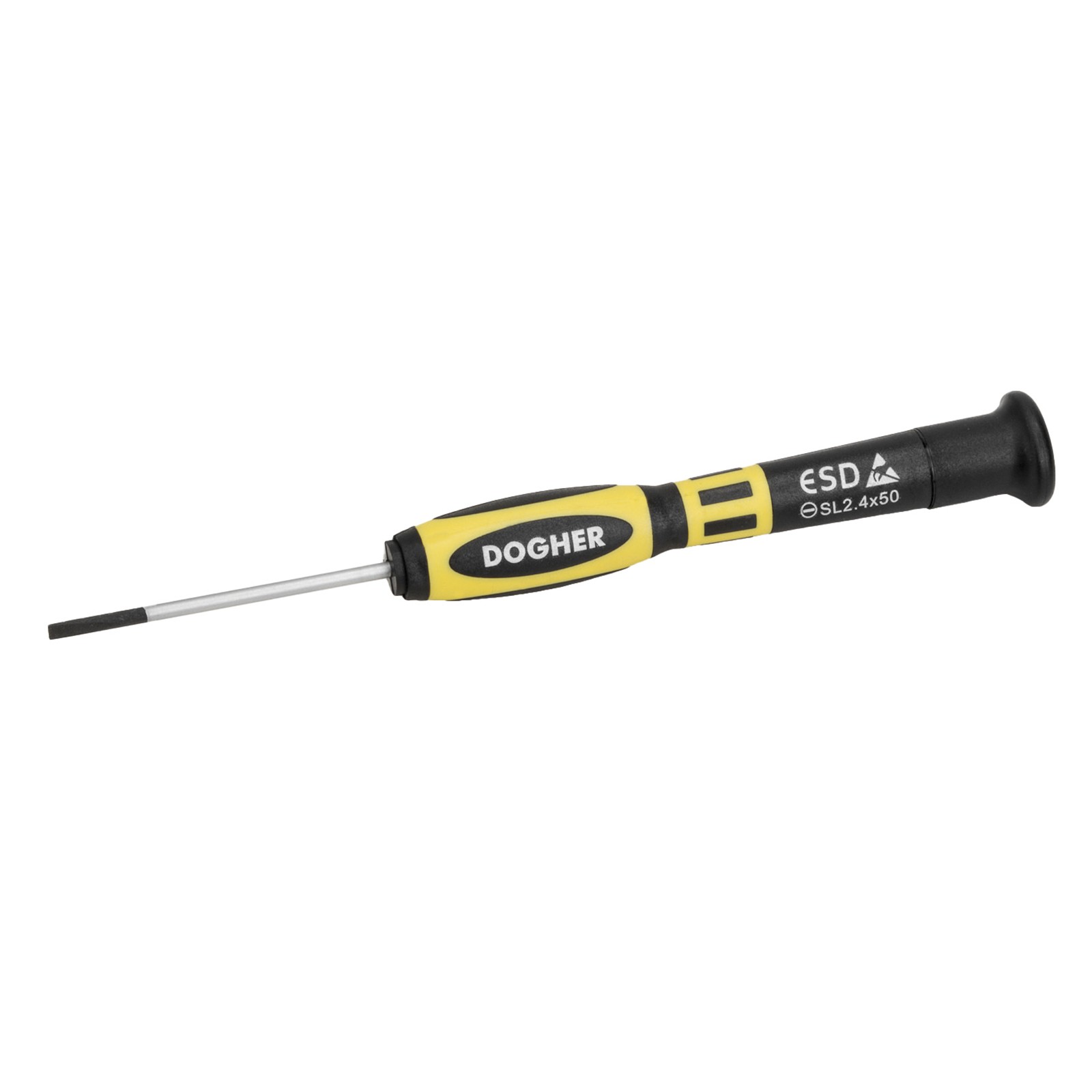 Destornillador Profesional DOGHER Precisión ESD CrMo Boca Recta