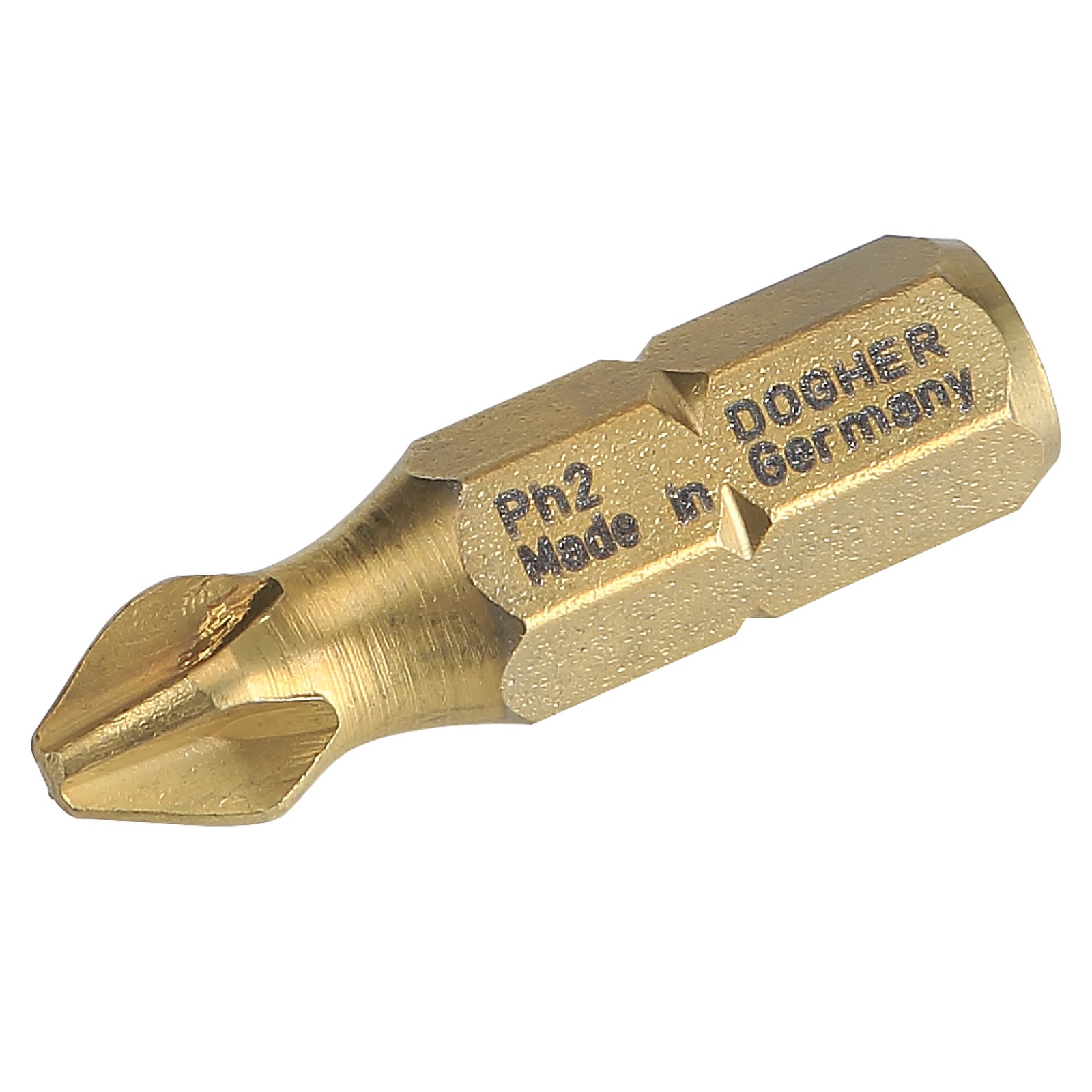 Caja 5 Puntas de Atornillar DOGHER S2 25mm Phillips TiN