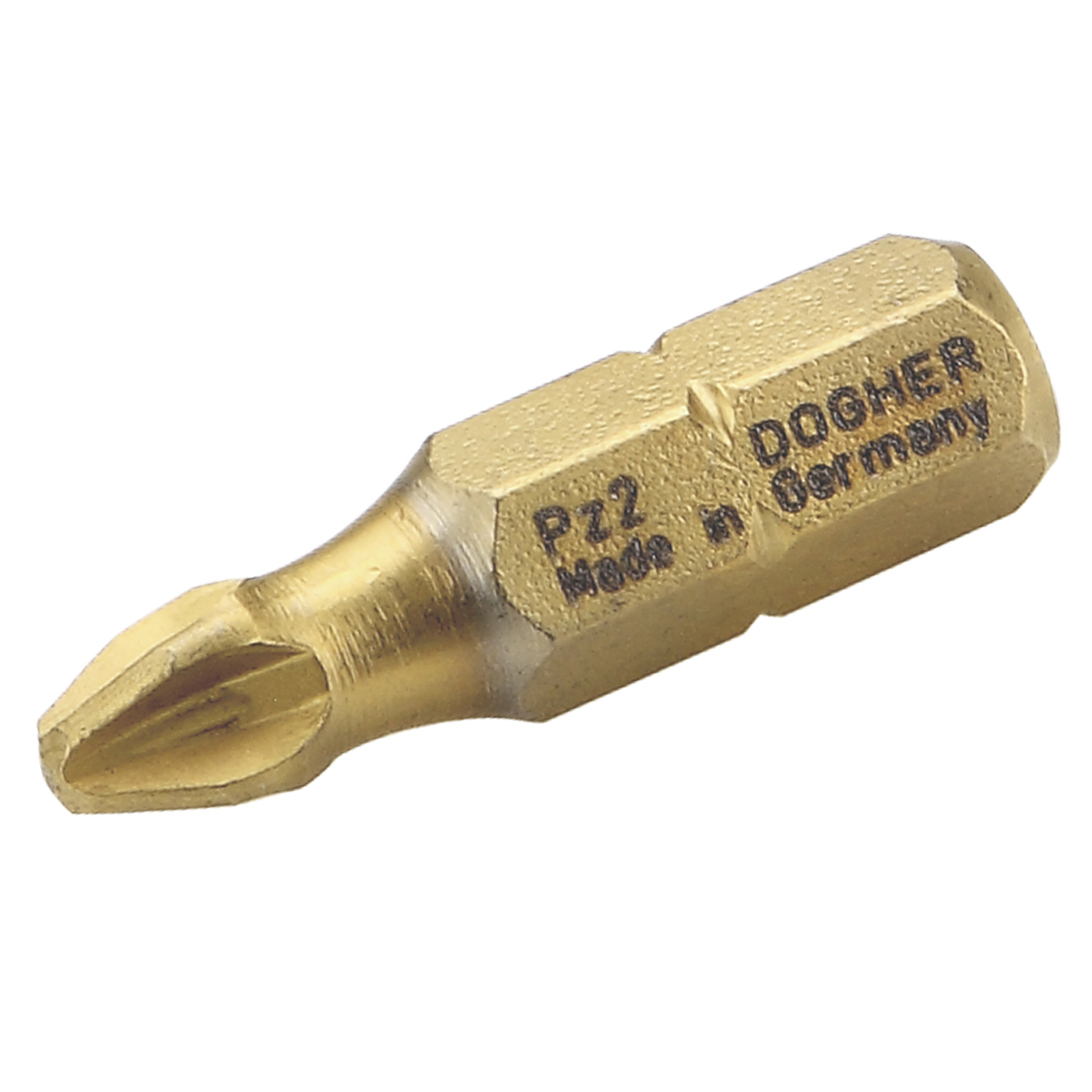 Caja 5 Puntas de Atornillar DOGHER S2 25mm Pozidriv TiN