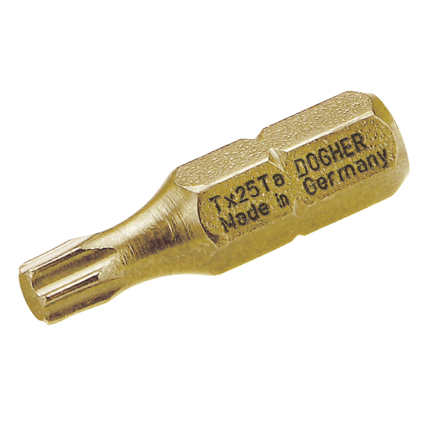 Caja 5 Puntas de Atornillar DOGHER S2 25mm Torx TiN