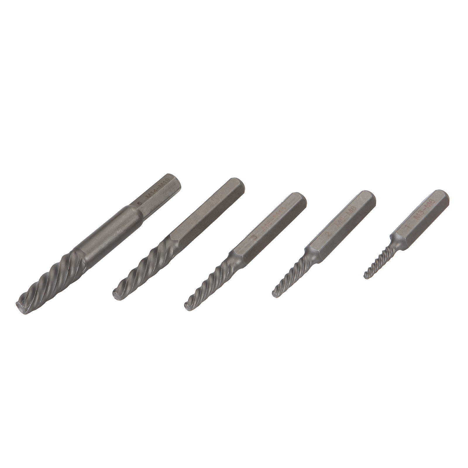 Juego 5 Extractor Cónico 5/16" de M3-M18