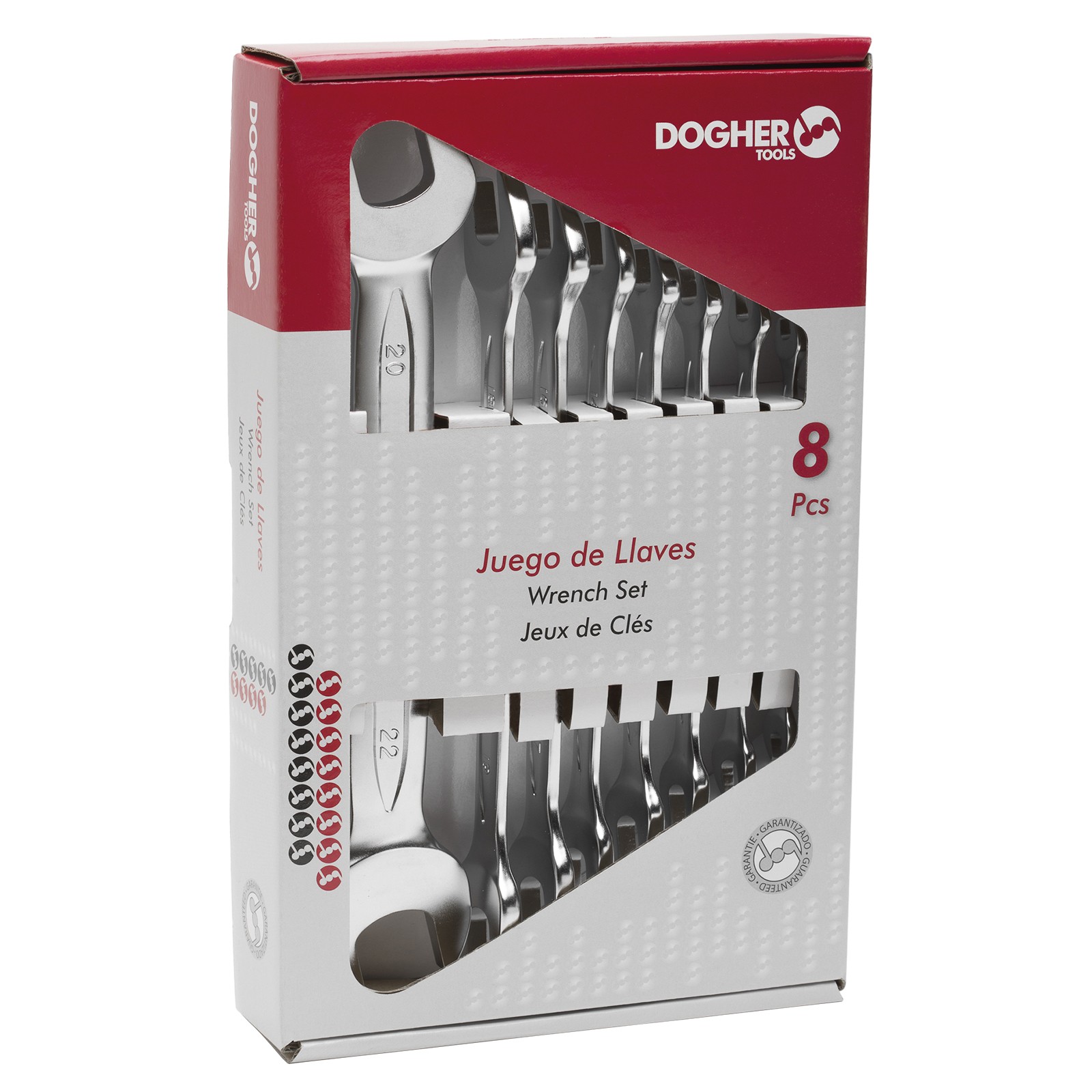 Caja 8 Llaves DOGHER Doble Boca Abierta