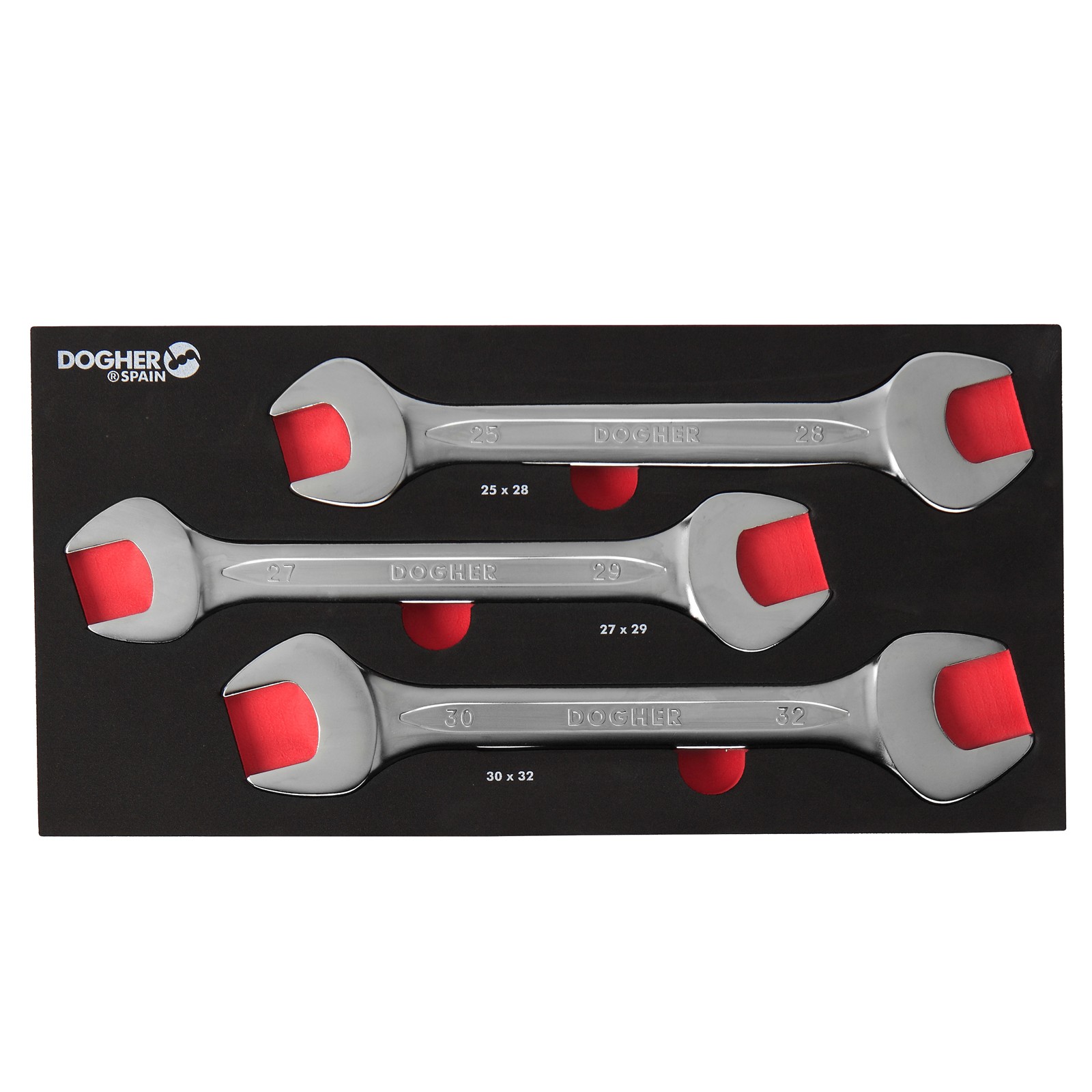 Bandeja Combinable DOGHER 1/3 - 3 Llaves Doble Boca Abierta