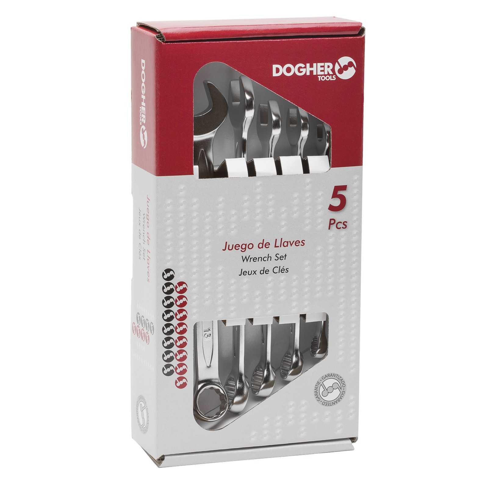 Caja 5 Llaves DOGHER Combinadas 8-13