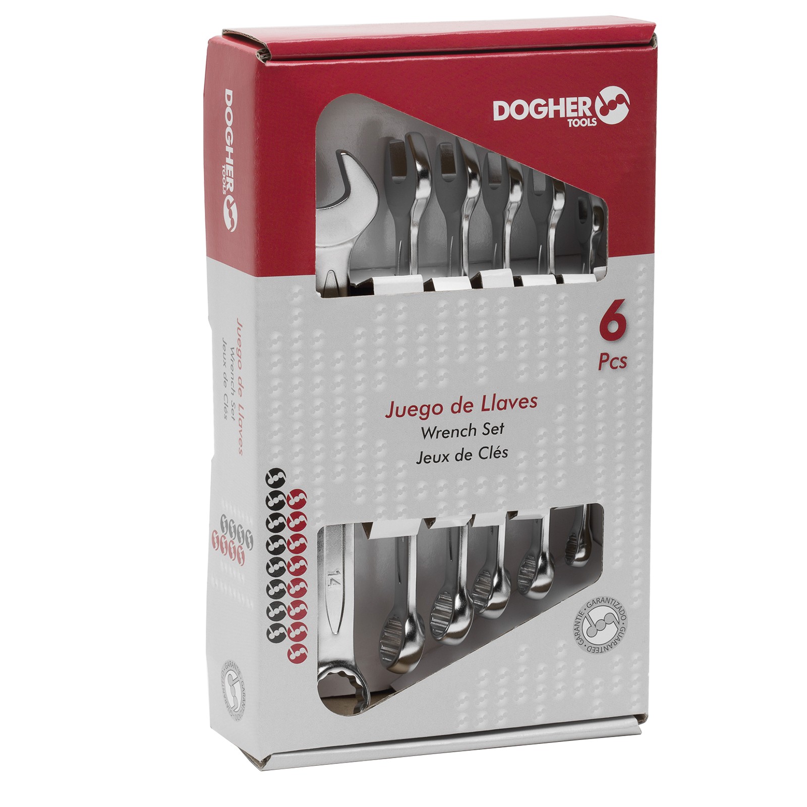 Caja 6 Llaves DOGHER Combinadas 8-14