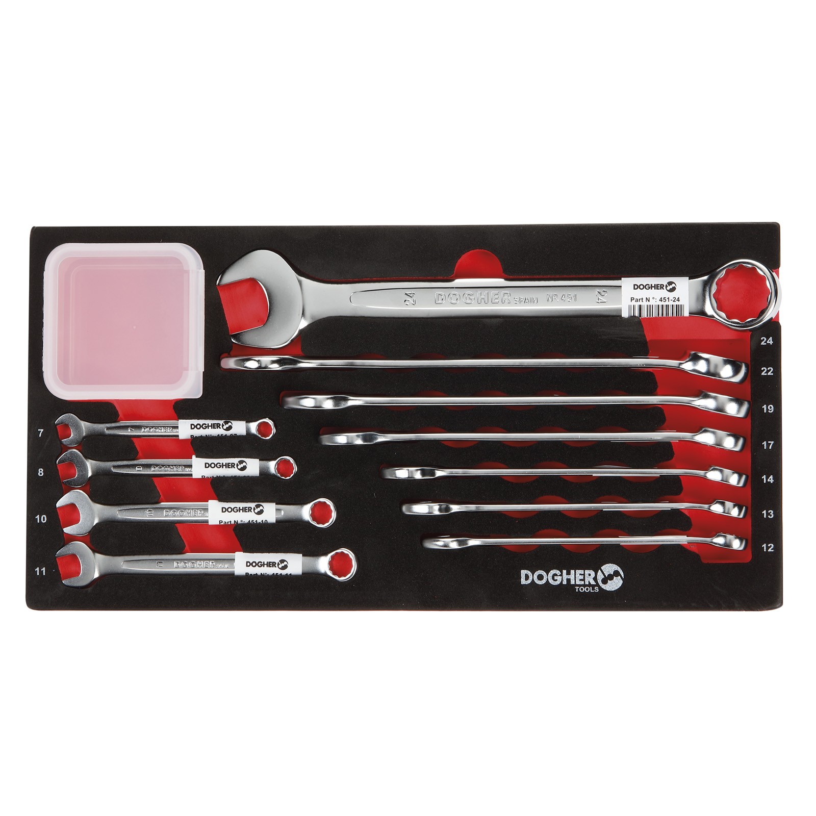 Bandeja Combinable DOGHER 1/3 - 11 Llaves Combinadas
