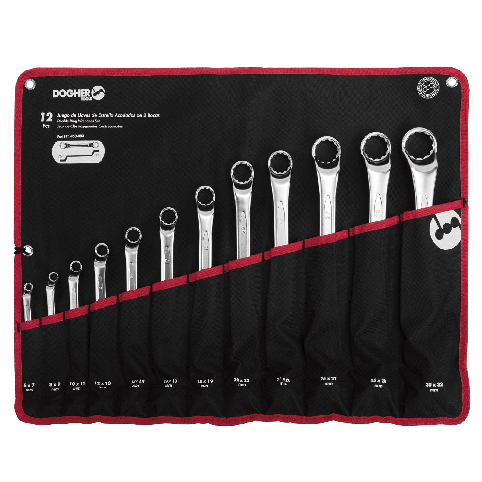 Bolsa de Nylon DOGHER 12 Llave Dos Bocas CrV Estrella Acodada Vacía