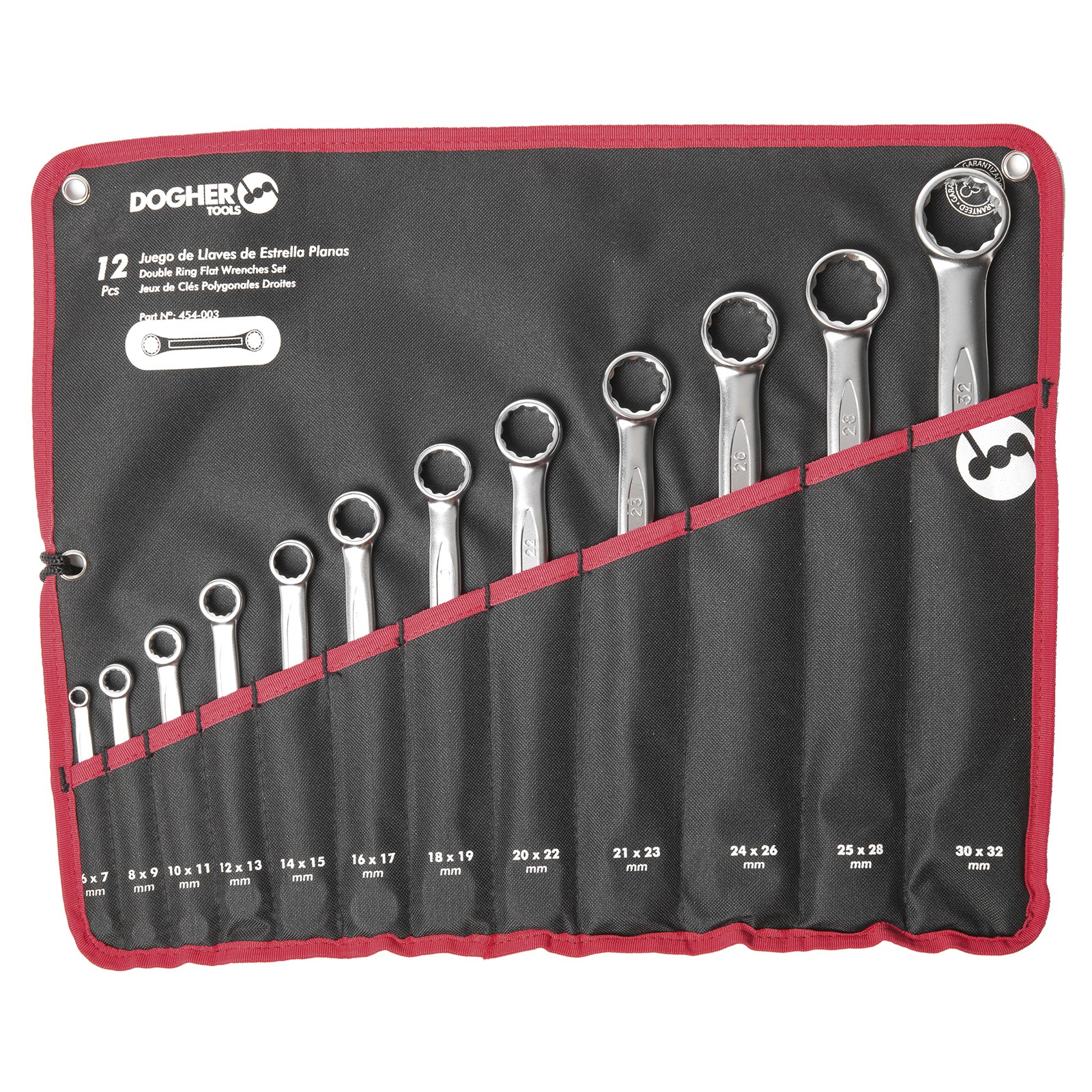 Bolsa de Nylon 12 Llaves Doble Boca DOGHER CrV Estrella Plana
