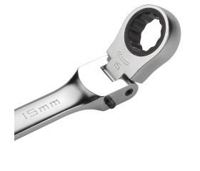 Llave Combinada CrV Fija y de Carraca Flexible sin Reversor 11
