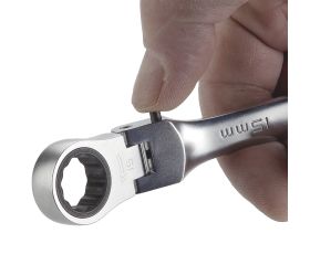 Llave Combinada CrV Fija y de Carraca Flexible sin Reversor 11