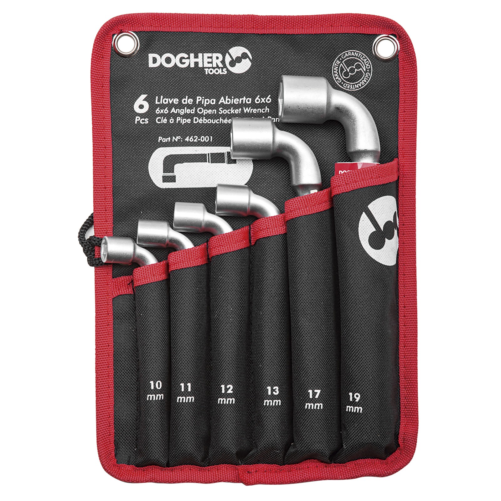 Bolsa de Nylon 6 Llaves de Pipa Abierta DOGHER 6X6 CrV