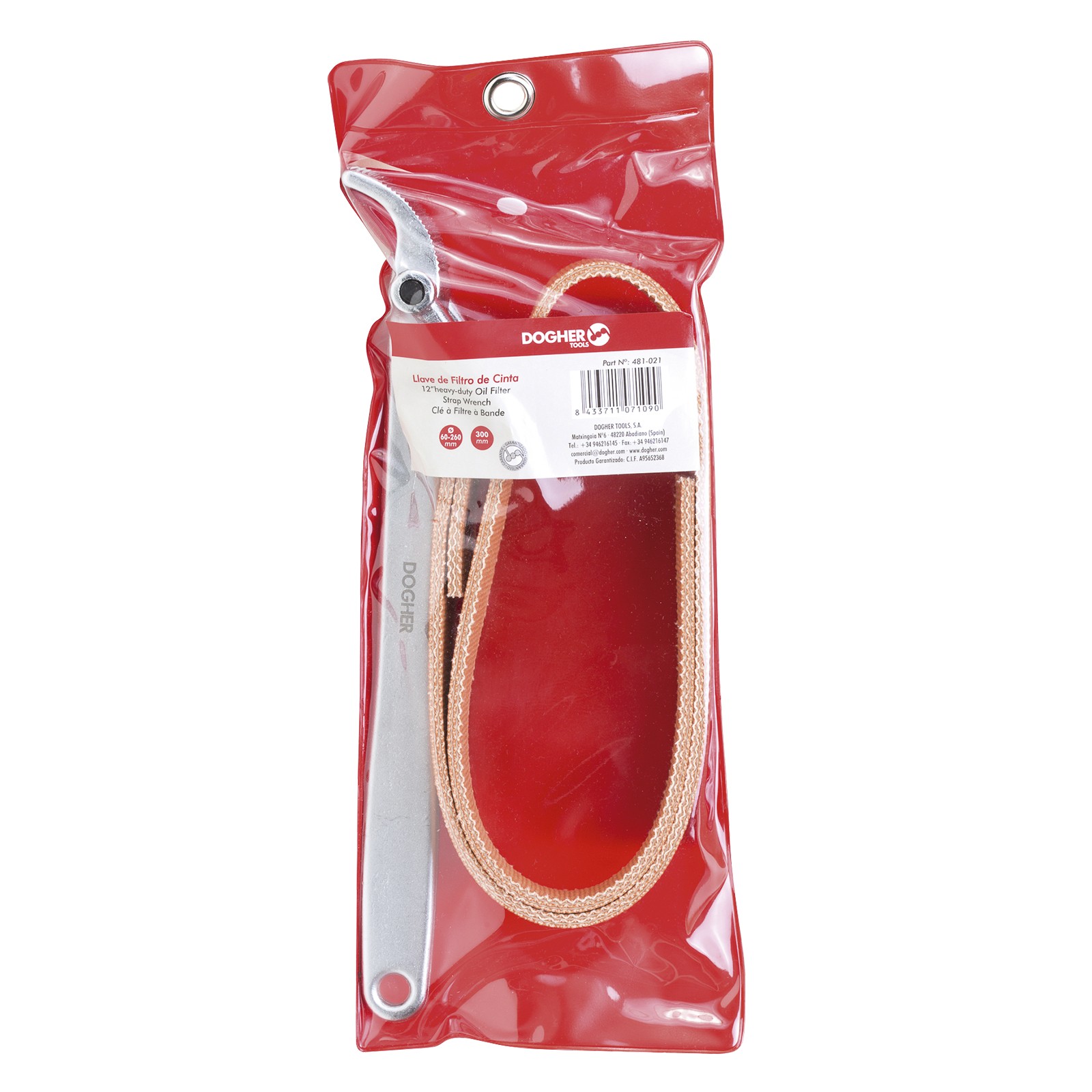 Llave de Filtro Cinta 840mm