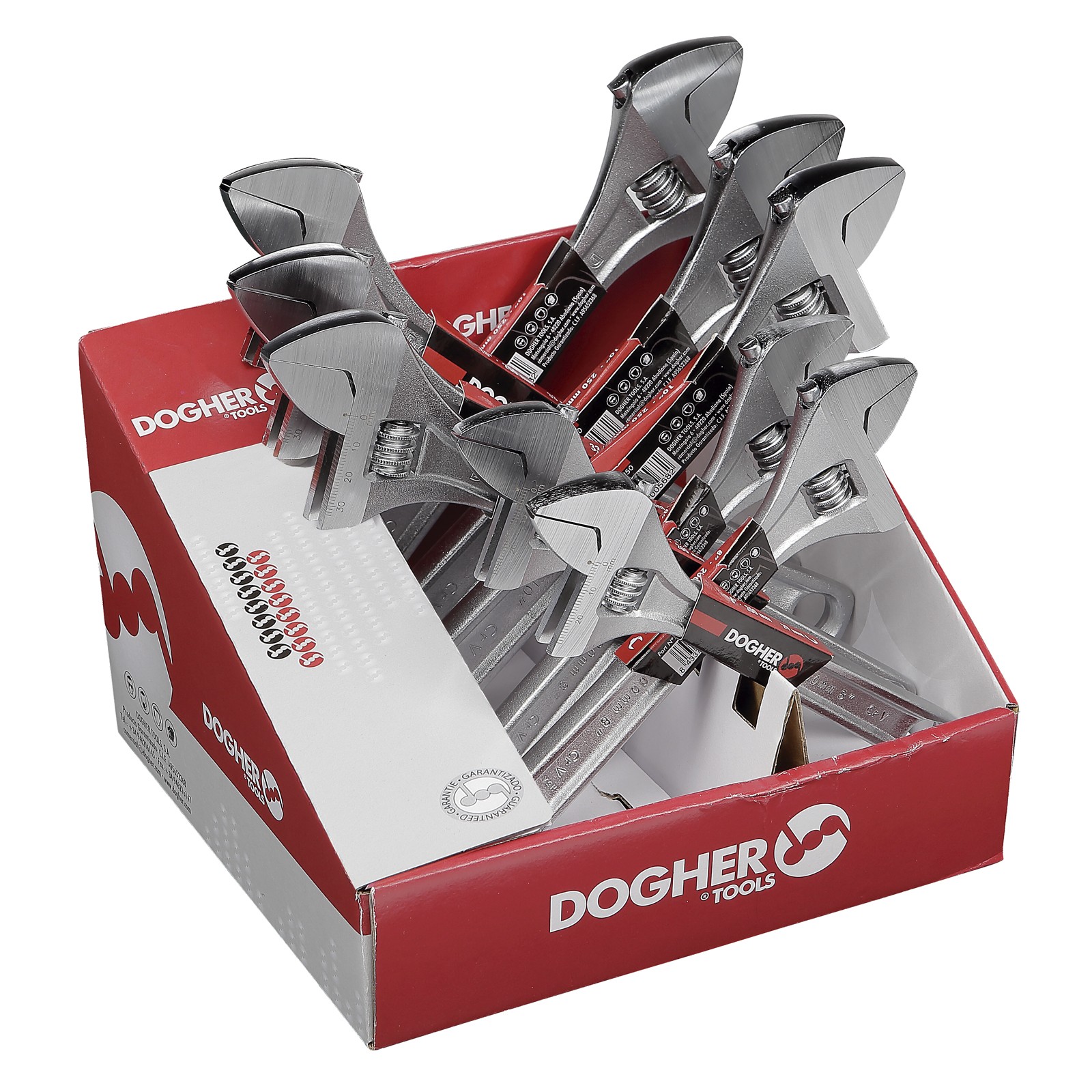 Expositor Mostrador Llave Ajustable DOGHER Moleta Central CrV 15º