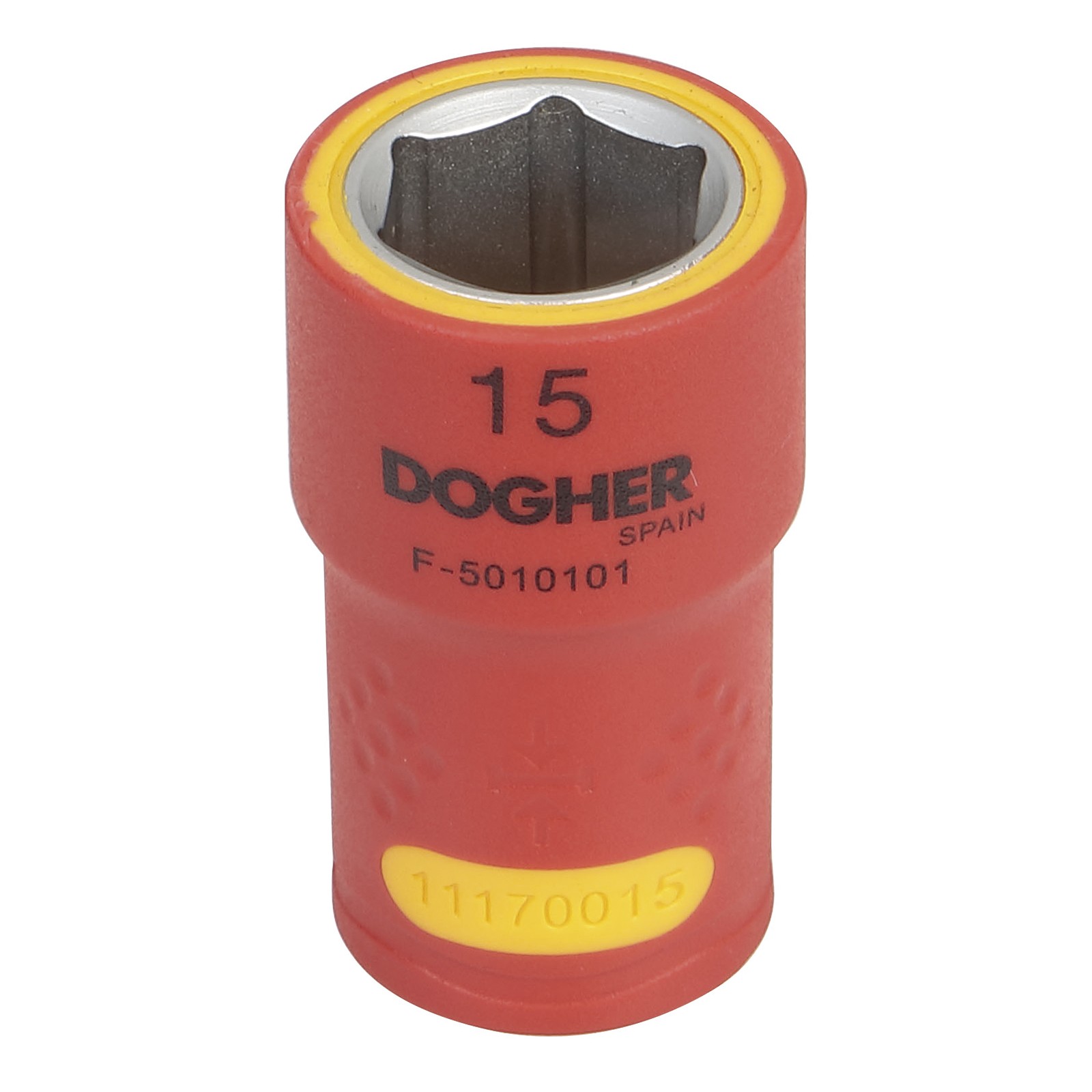 Llave DOGHER Vaso Hexagonal 3/8 Vde Aislada
