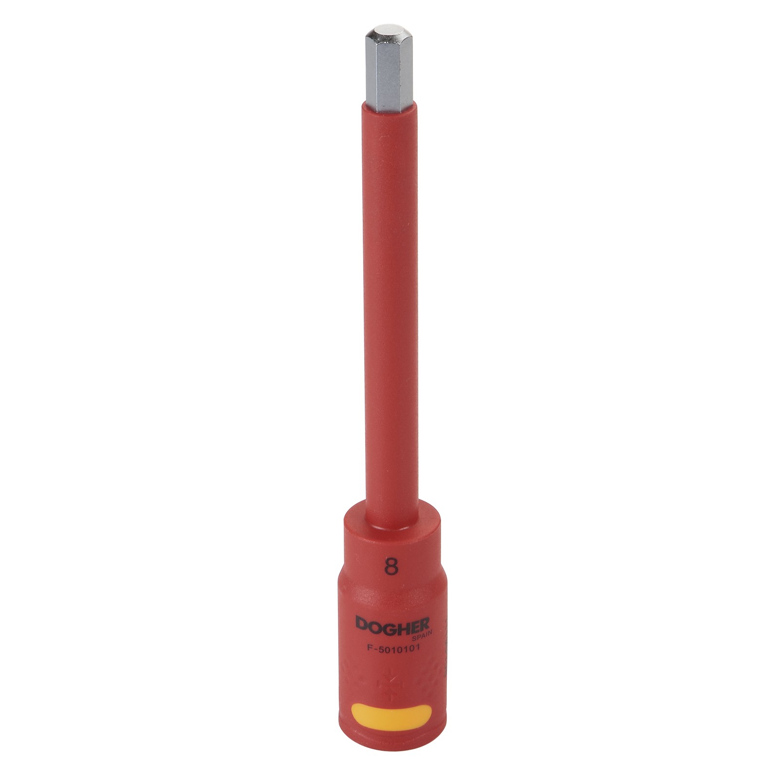 Llave DOGHER de Vaso 3/8 con Punta Hexagonal Serie Larga Vde