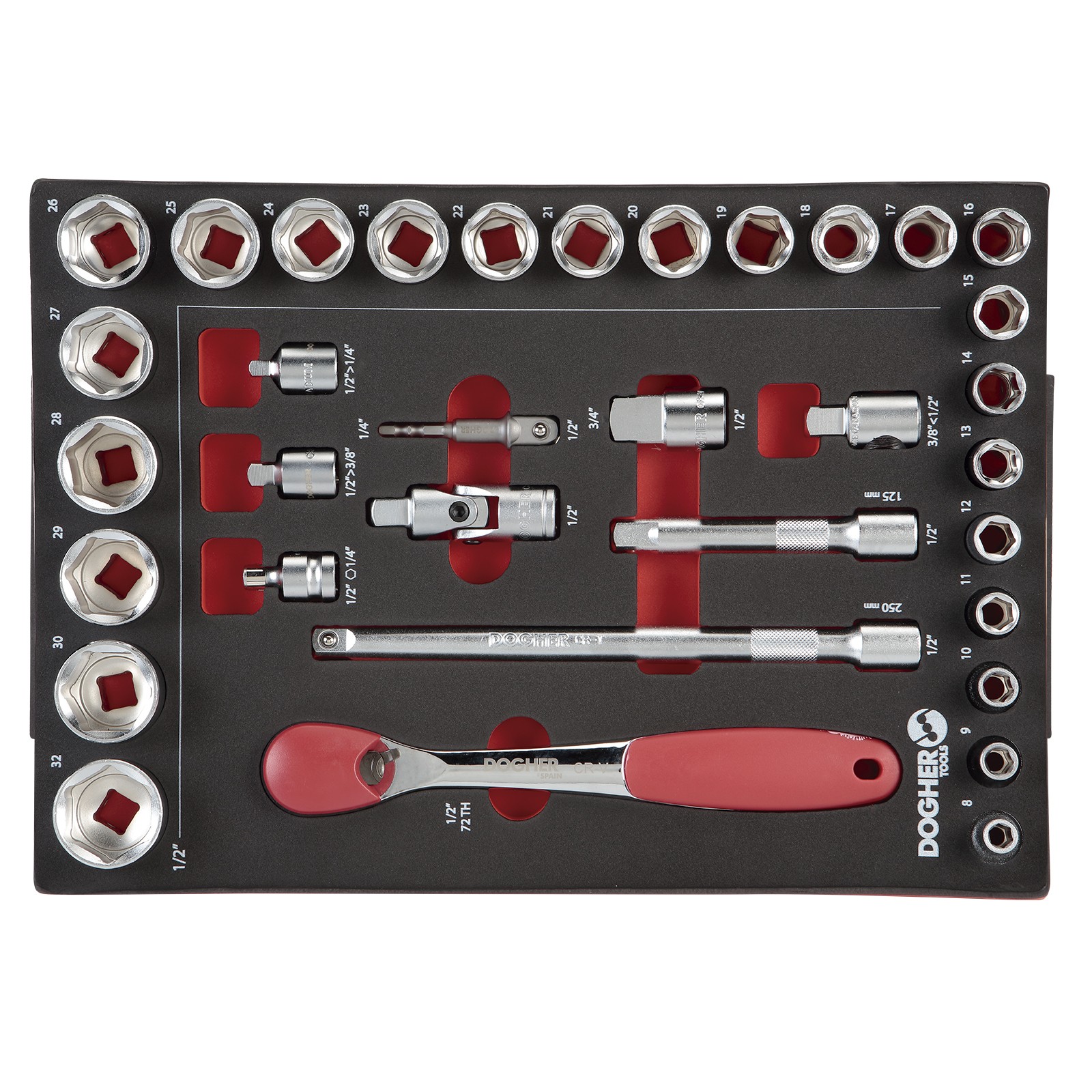 Carro Mecánico Industrial F1 7 Cajones + 131 Herramientas