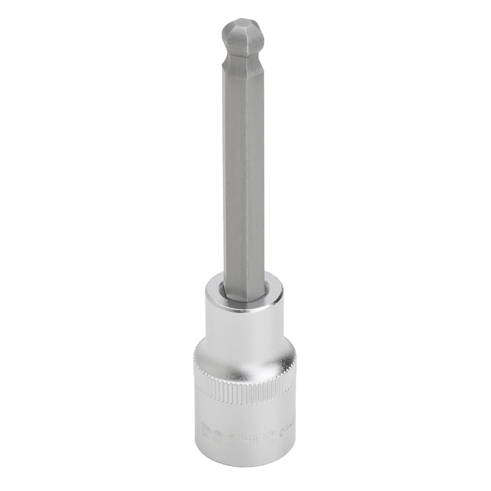 Llave DOGHER de Vaso 1/2 S2 con Punta Hexagonal Bola Serie Larga