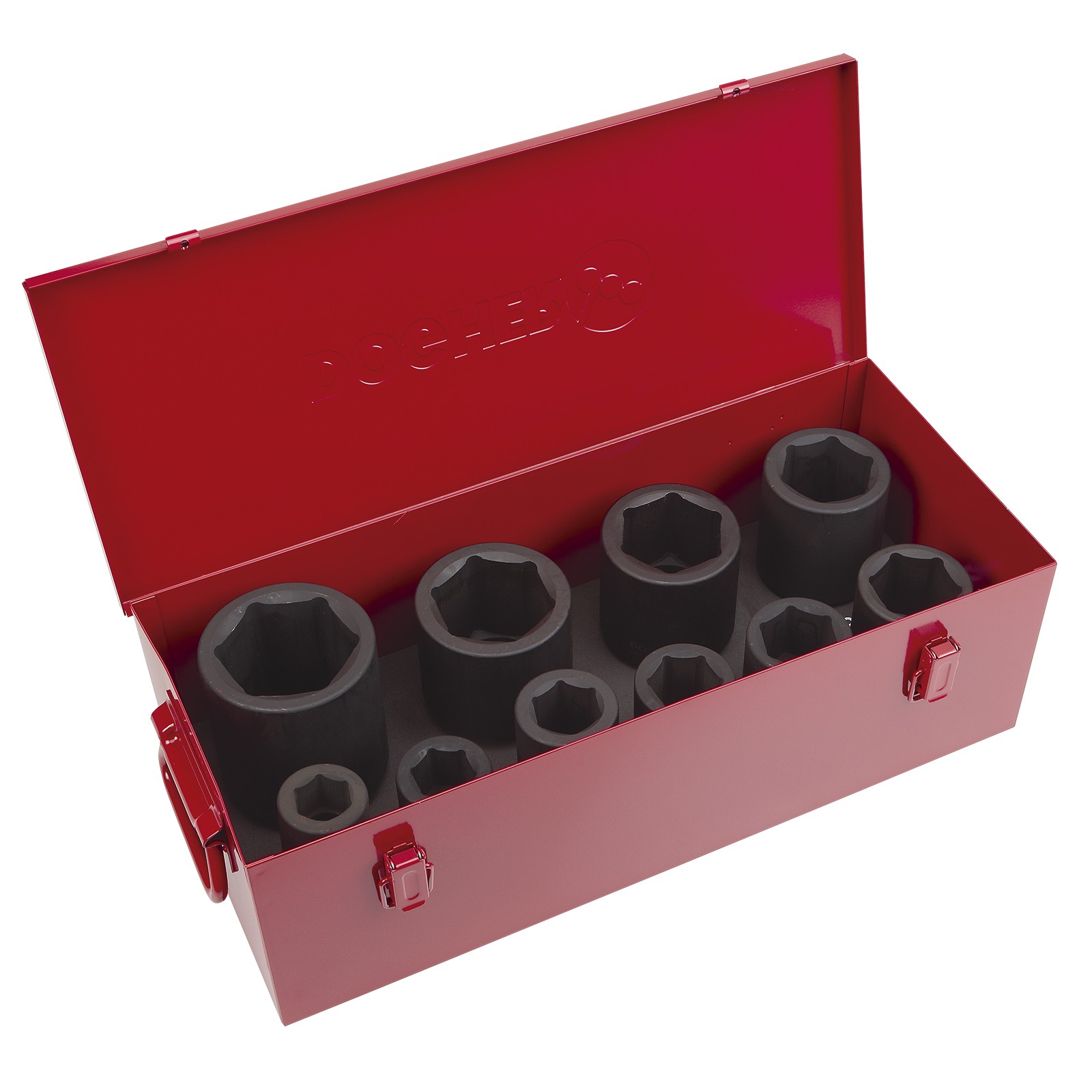 Juego DOGHER 10 Llaves de Vaso Impacto 1 Hexagonal Serie Larga de 24 a 60mm