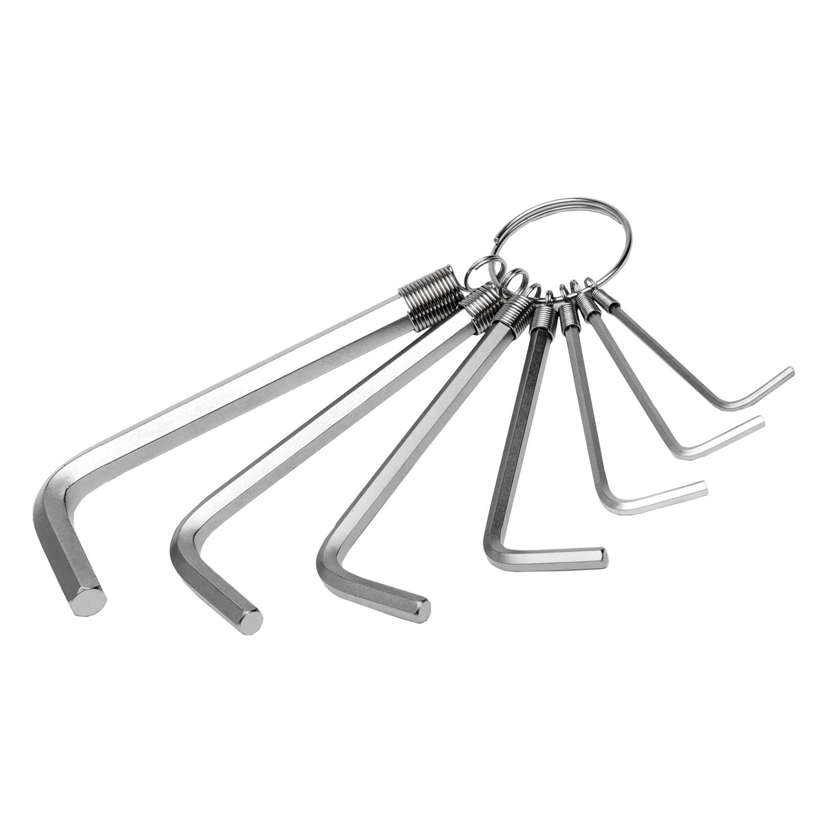 Juego DOGHER 7 Llaves Macho Hexagonal CrV Anilla 2-8mm