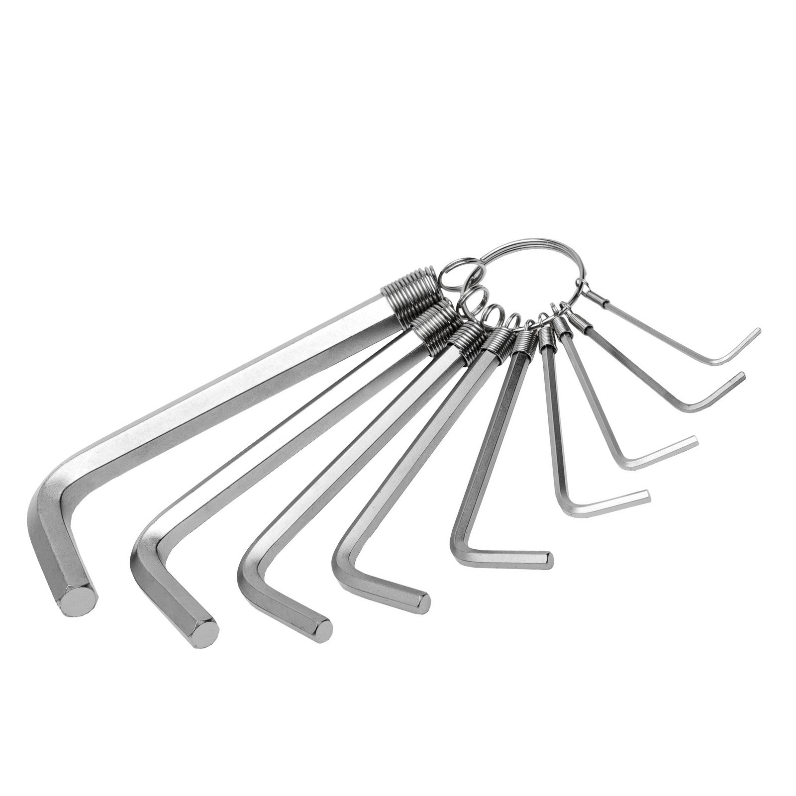 Juego DOGHER 9 Llaves Macho Hexagonal CrV Anilla 1,5-10mm