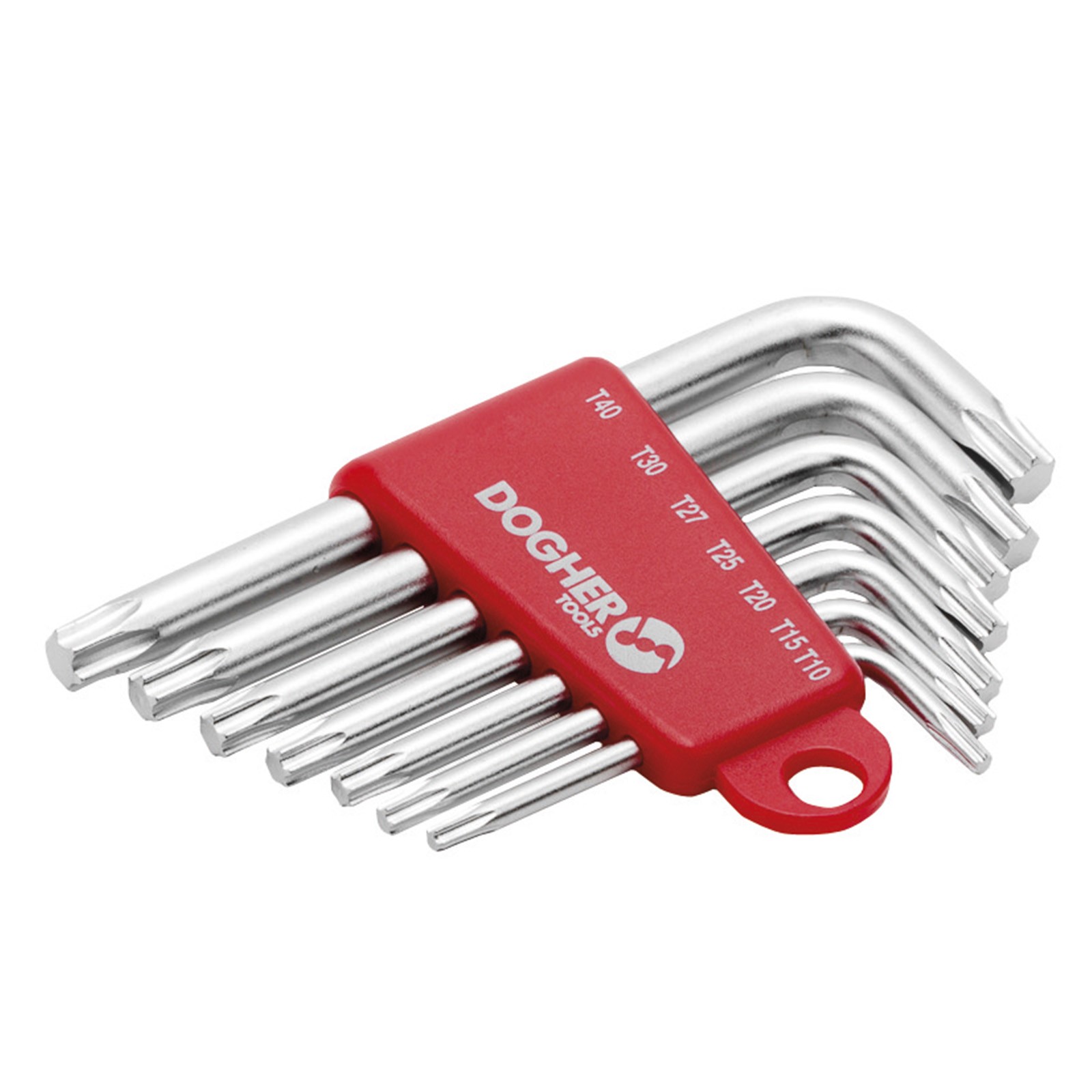 Juego DOGHER 7 Llaves Macho Torx CrV Corta T10-T40
