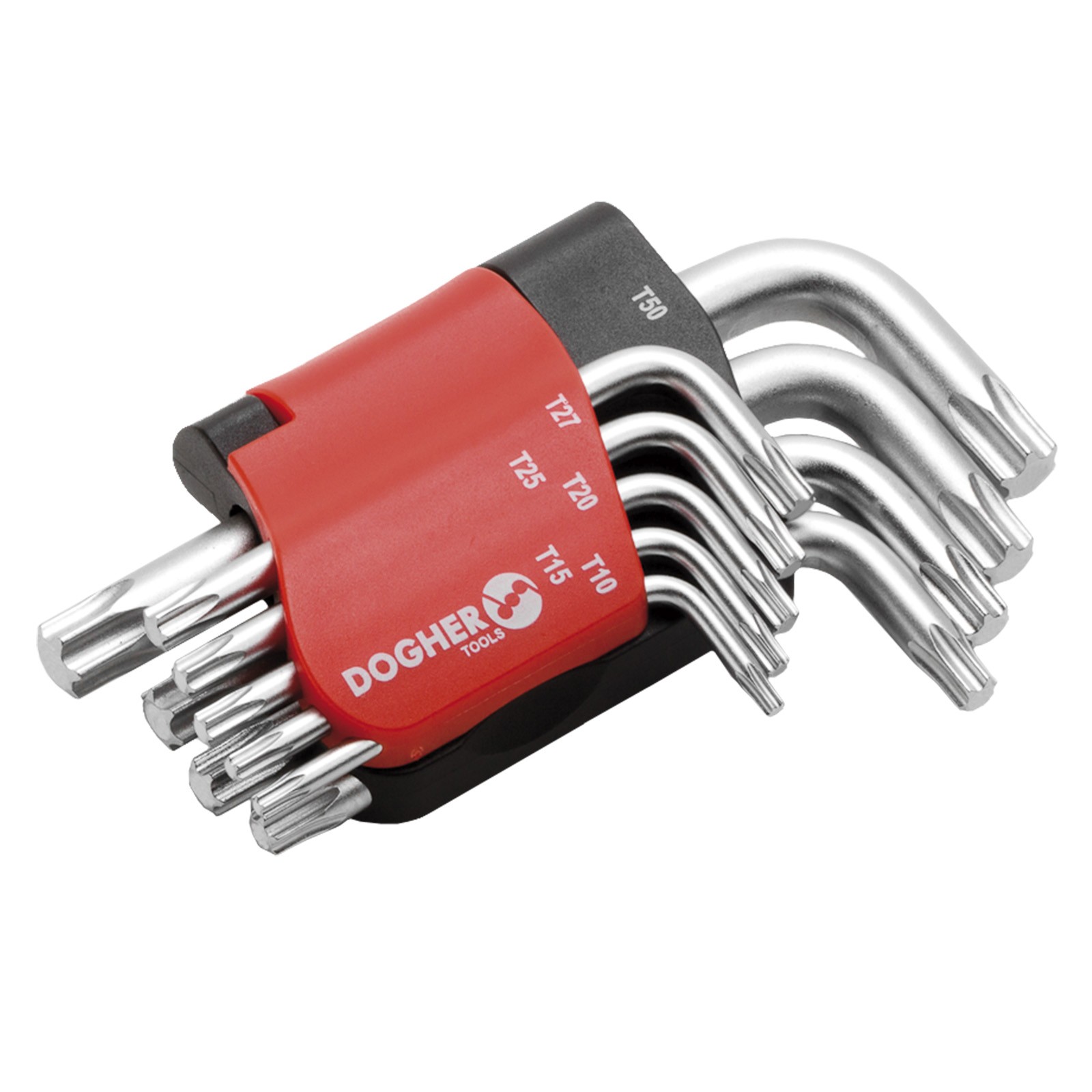 Juego DOGHER 9 Llaves Macho Torx CrV Corta T10-T50