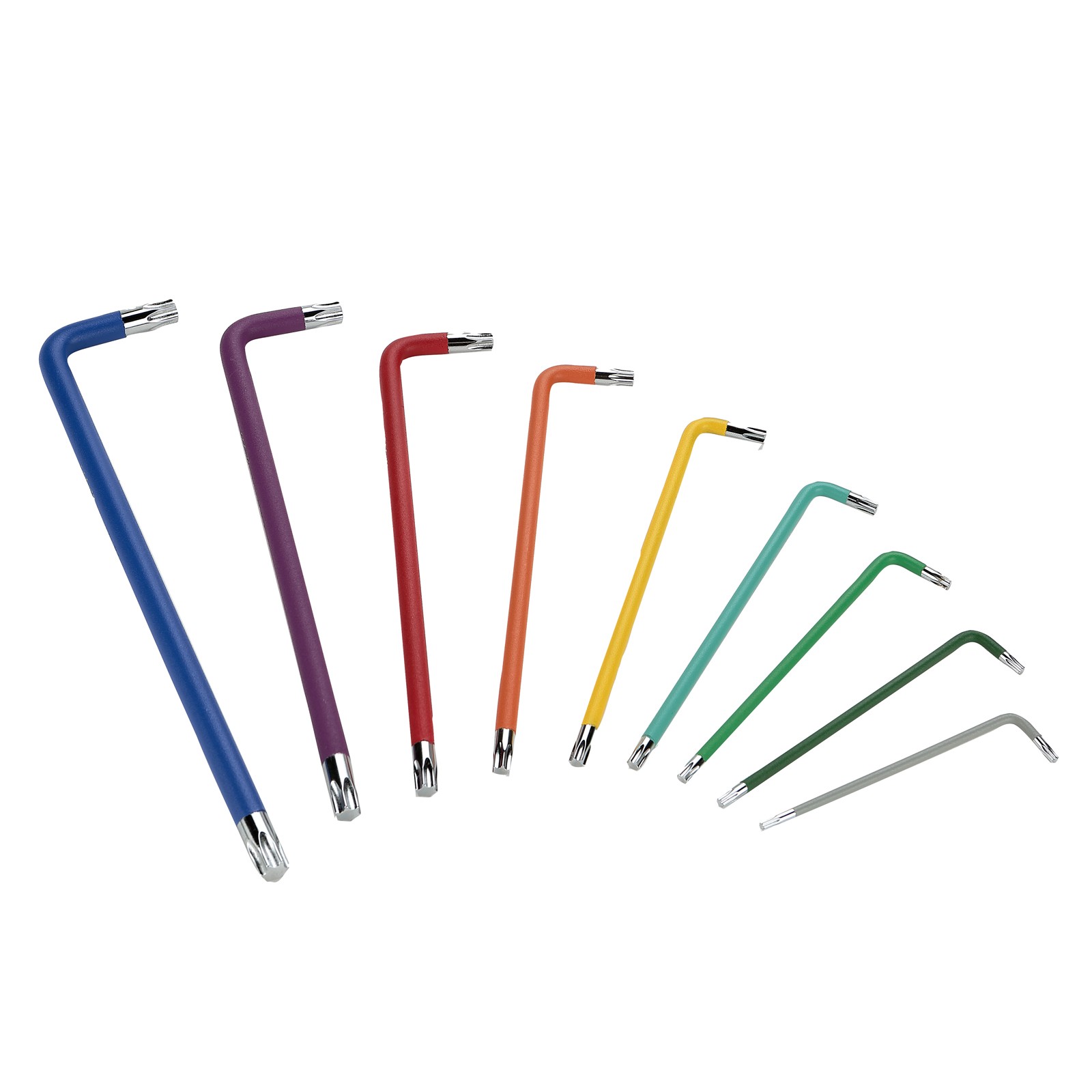 Juego DOGHER 9 Llaves Torx Color Extra Larga T10-T50