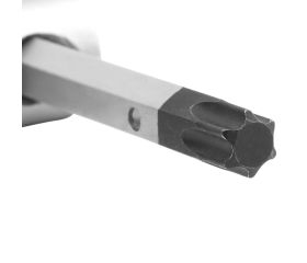 Llave Macho Torx Mango Corredizo en T Tres Puntas T10