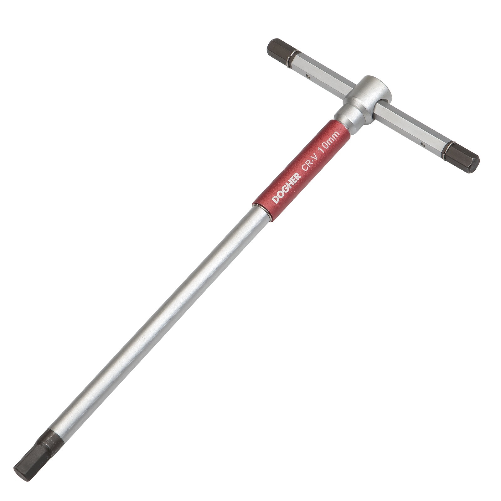 Imagen del producto Llave Macho DOGHER Hexagonal Mango Corredizo Color en T Tres Puntas