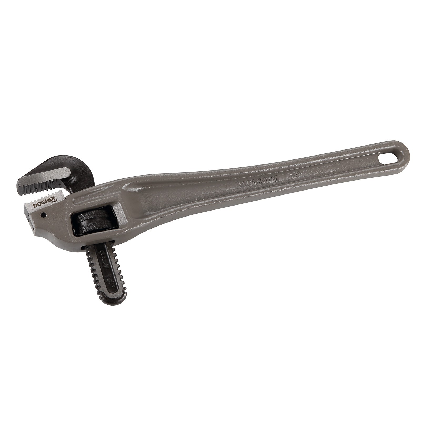 Llave Stillson Aluminio DOGHER Acodada 90º