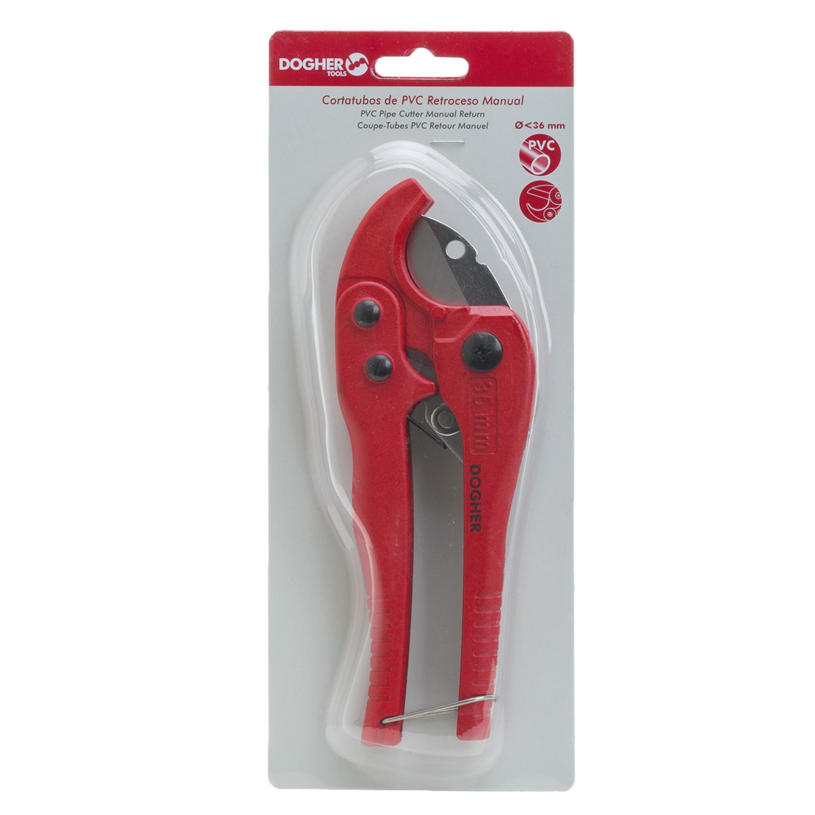 Cortatubos DOGHER PVC Retroceso Manual 36mm