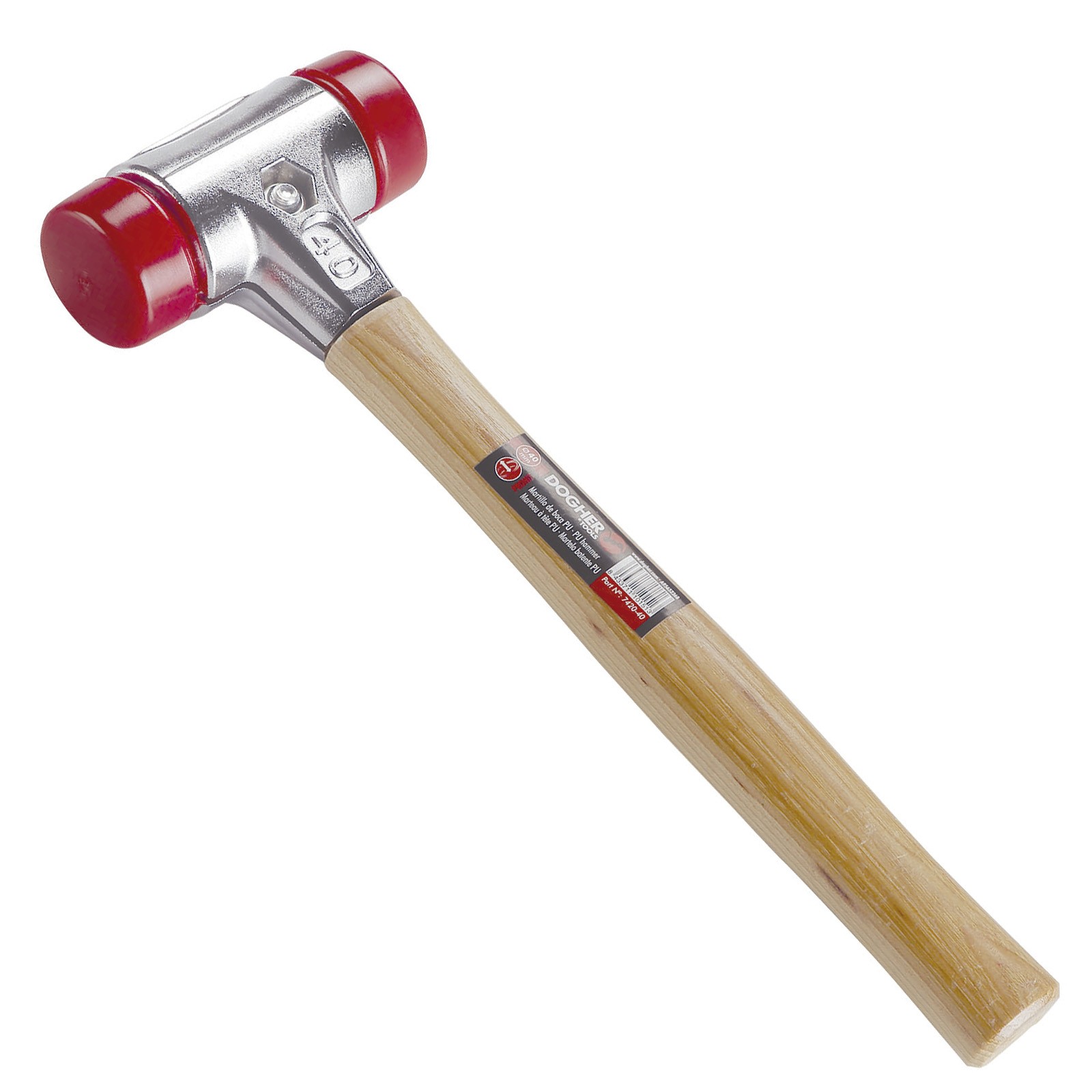 Martillo DOGHER PROHIT Mango Madera Bocas PU